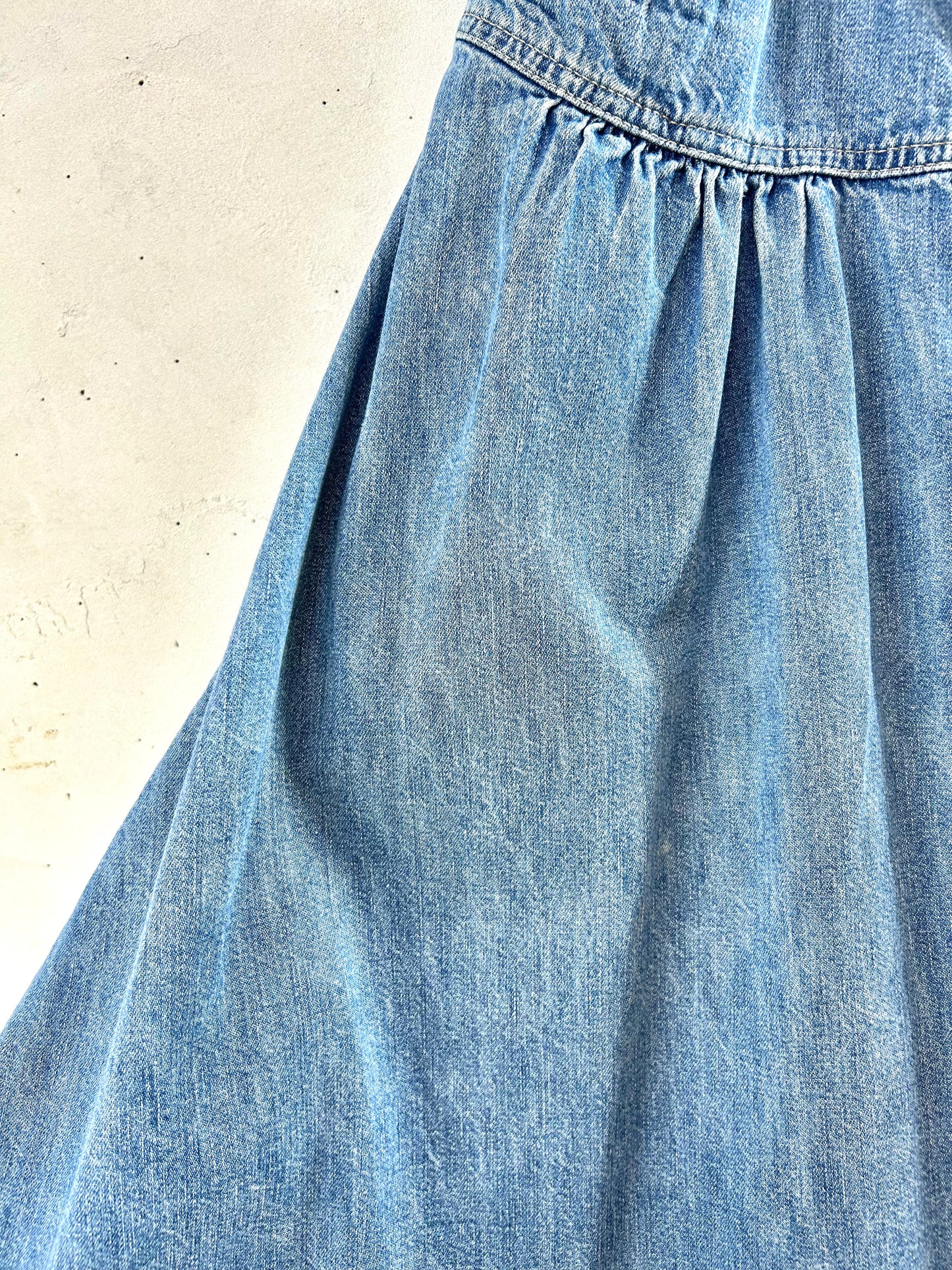 Vintage Denim Skirt  [I28874]