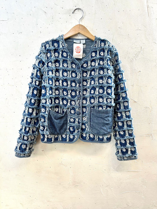 Vintage Denim Jacket MADE IN INDIA [H28232]