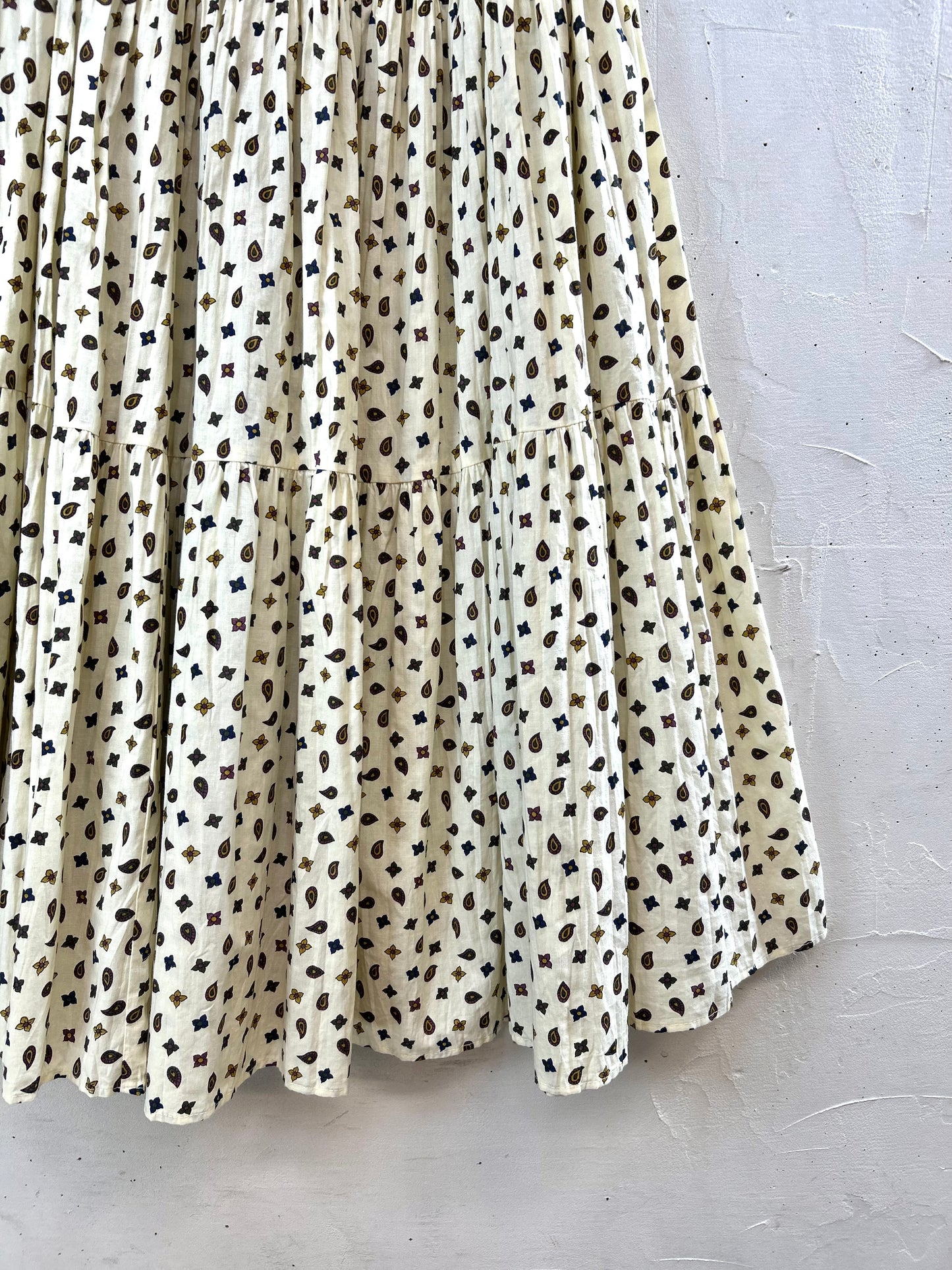 Vintage Tiered Skirt  [D29976]