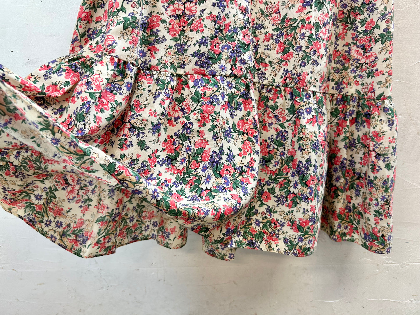 ’70s Flower Dress UNION MADE [I28438]