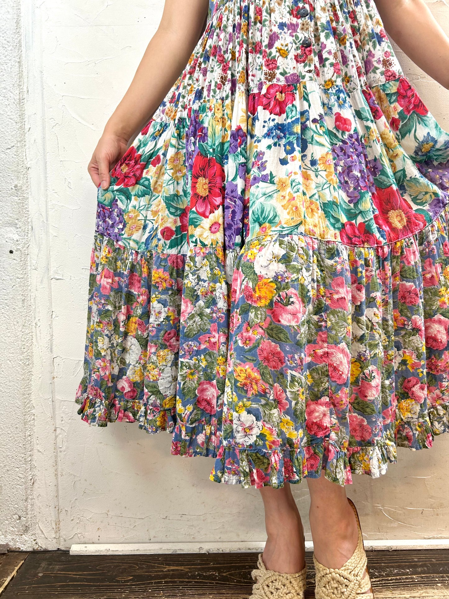 Vintage Rayon Dress 〜BILA〜[G28058]