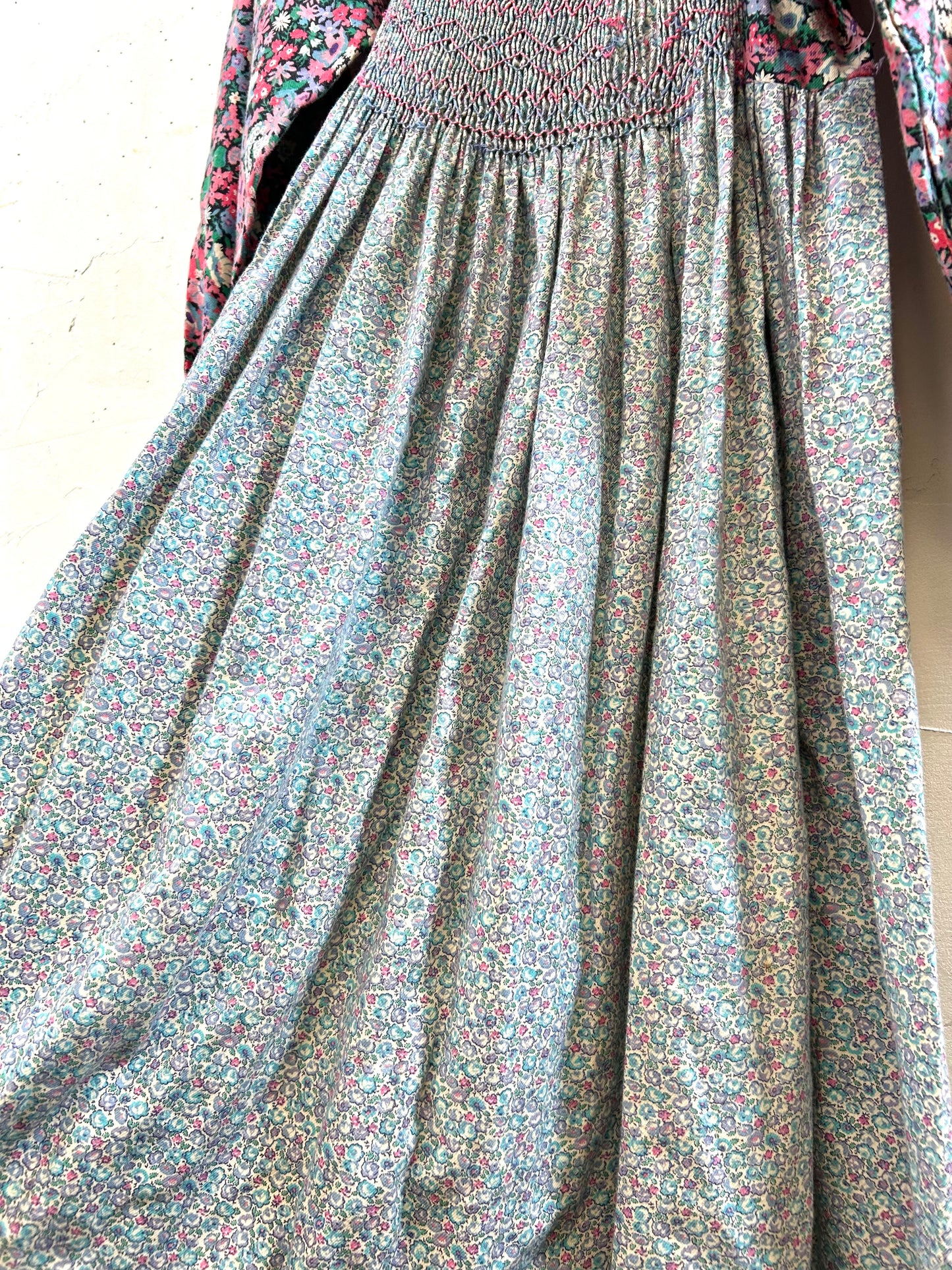 70sVintage Dress MADE IN GREAT BRITAIN [H28236]