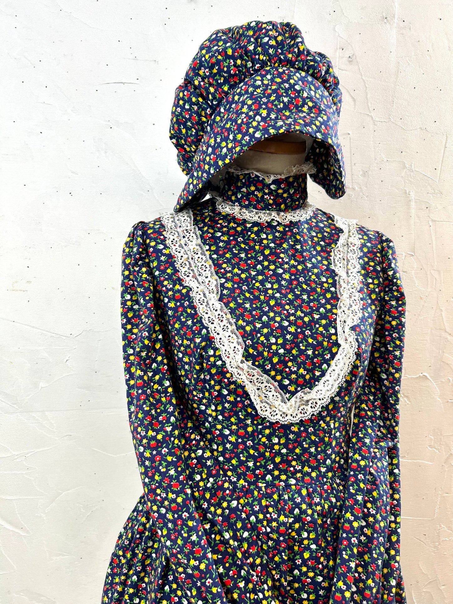 70sVintage Bonnet Dress [H28233]