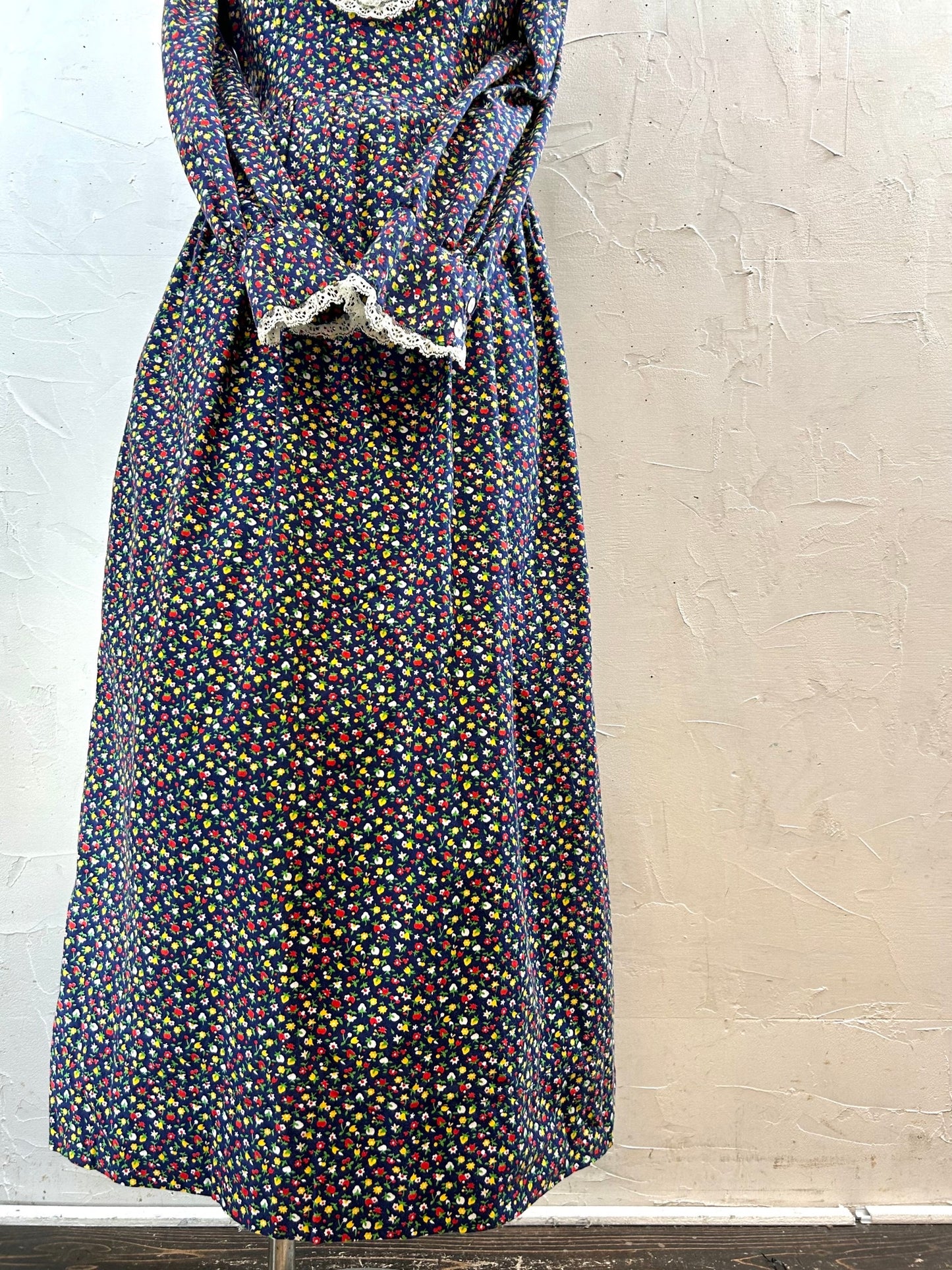 70sVintage Bonnet Dress [H28233]