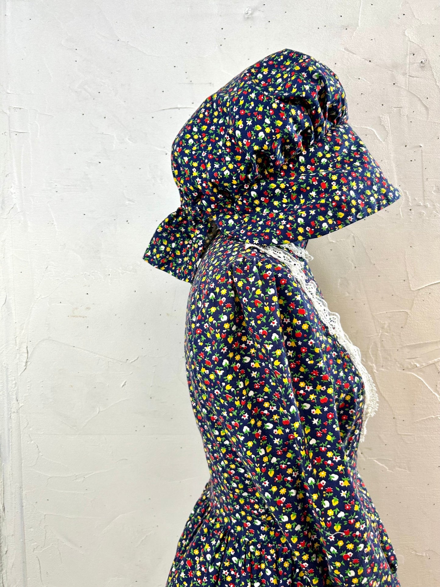 70sVintage Bonnet Dress [H28233]