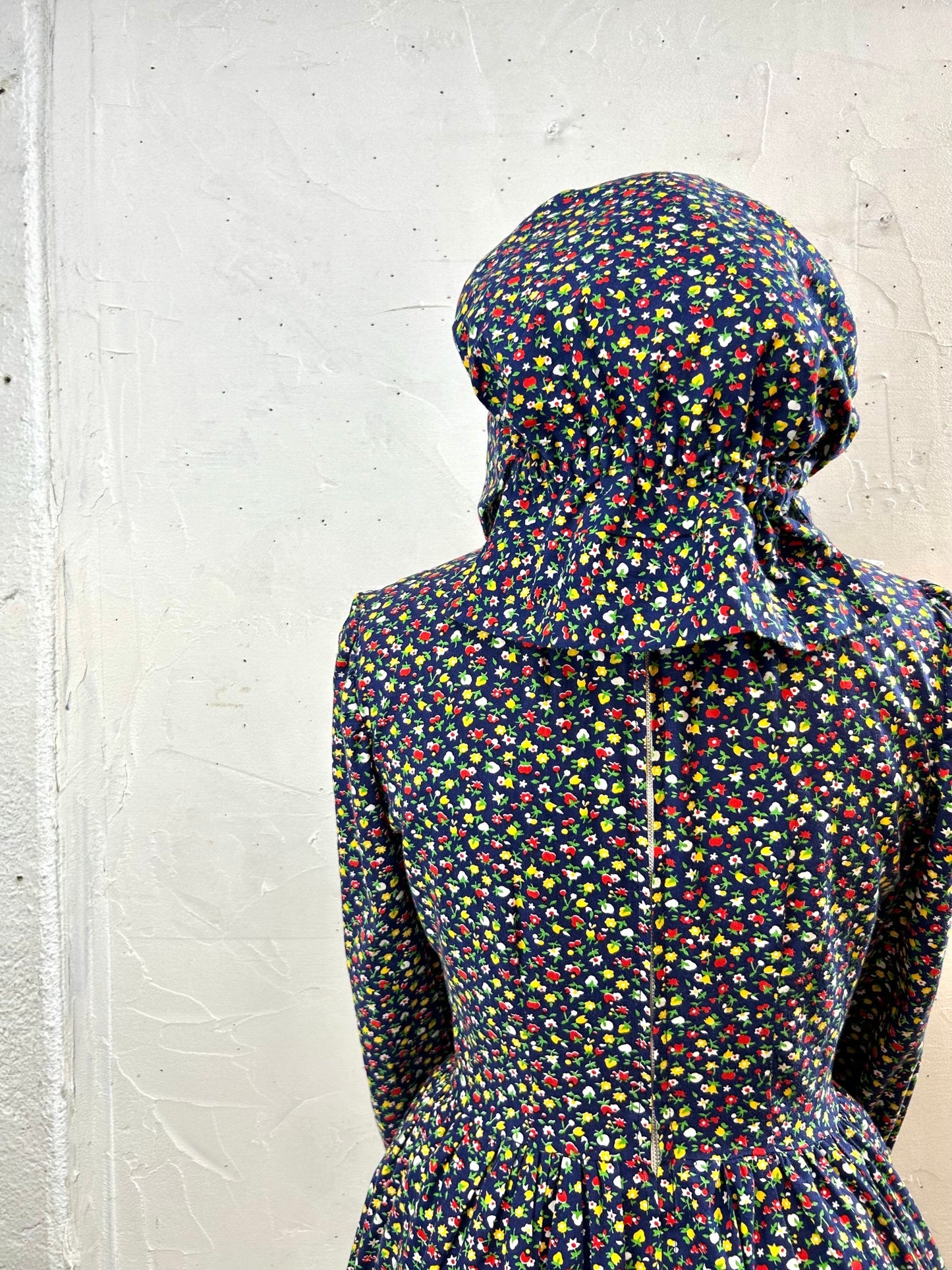 70sVintage Bonnet Dress [H28233]