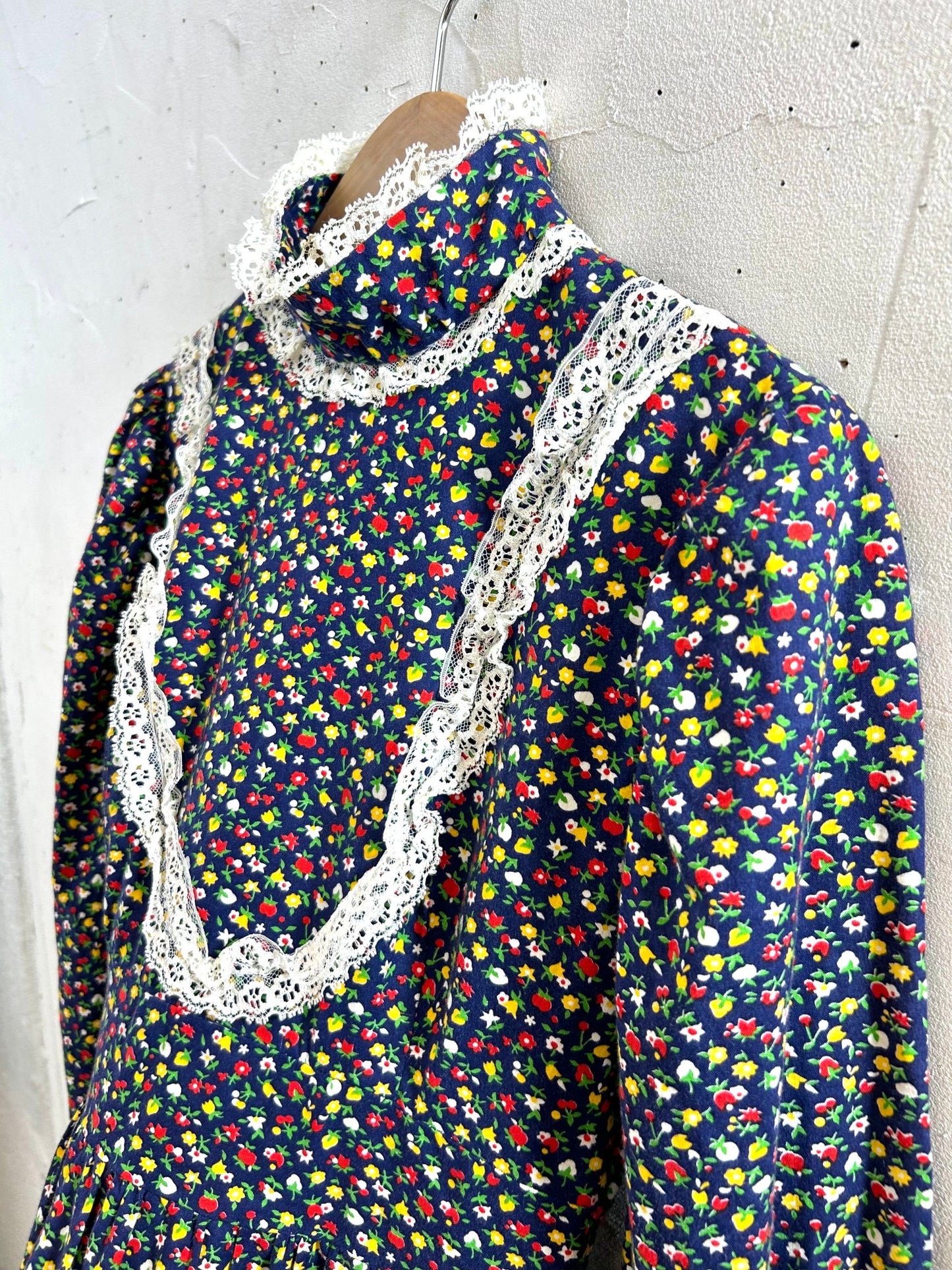 70sVintage Bonnet Dress [H28233]