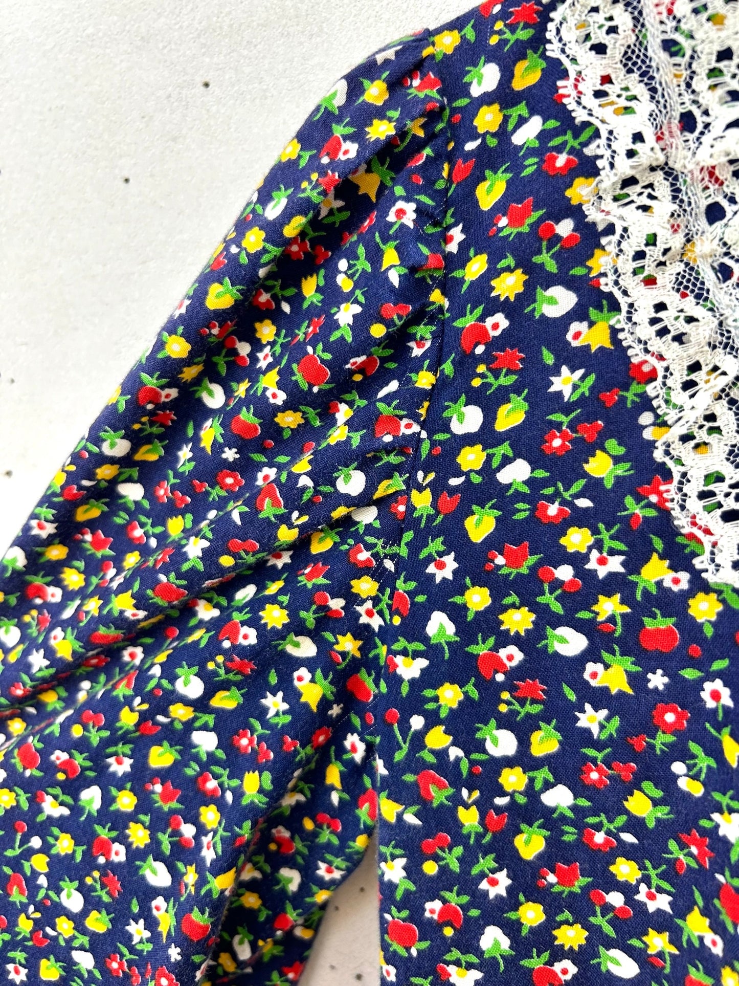 70sVintage Bonnet Dress [H28233]