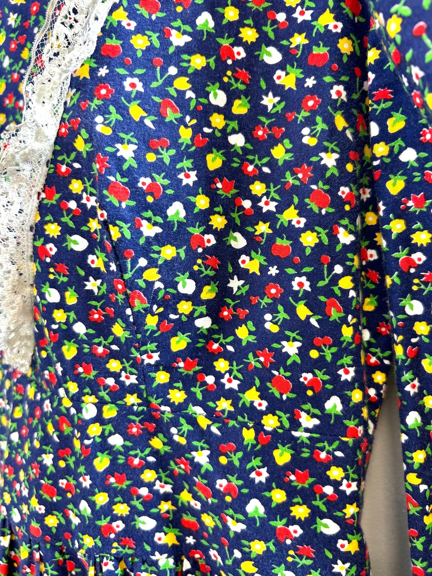 70sVintage Bonnet Dress [H28233]