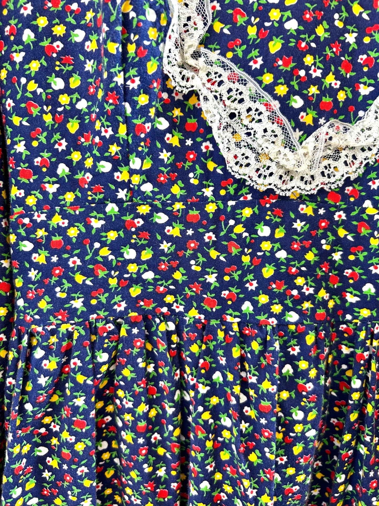 70sVintage Bonnet Dress [H28233]