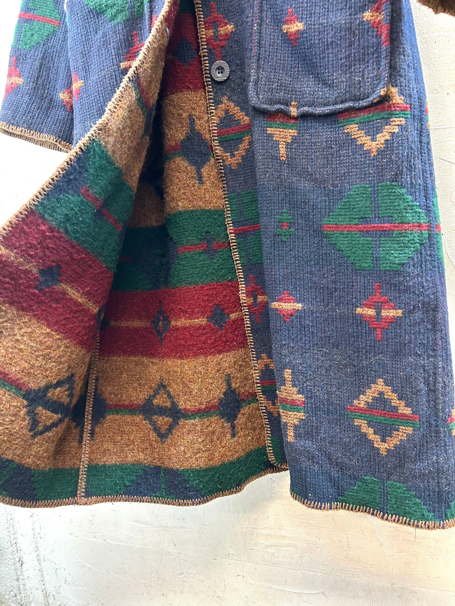 Vintage Reversible Blanket Coat 〜WOOL RICH〜[K28870]