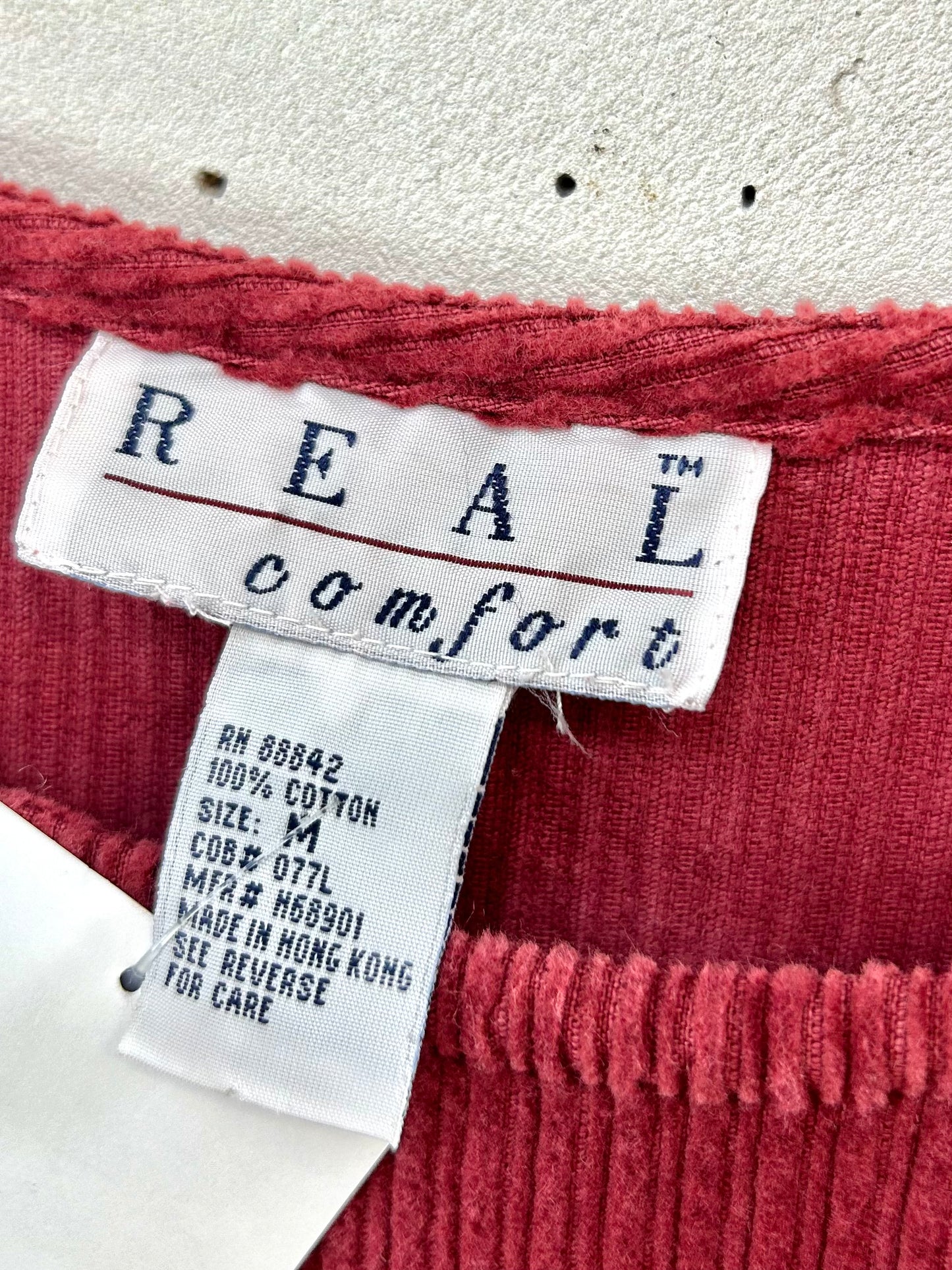 Vintage Corduroy Over Dress [K258873]