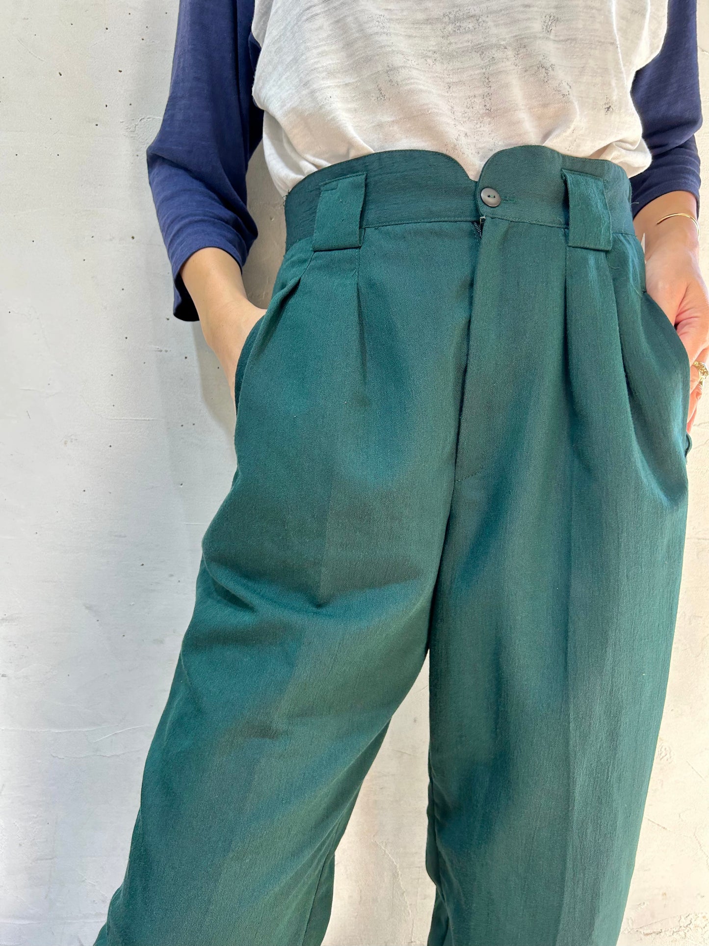 Vintage Tuck Pants [J25281]