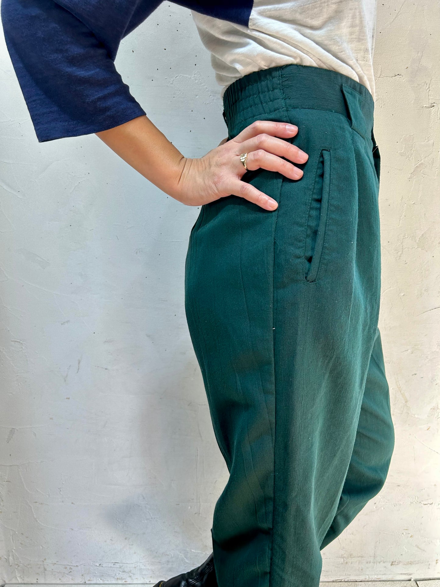 Vintage Tuck Pants [J25281]