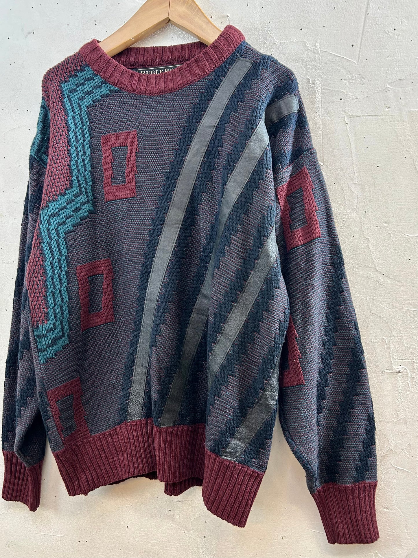 Vintage Grandpa Knit Sweater [J28665]