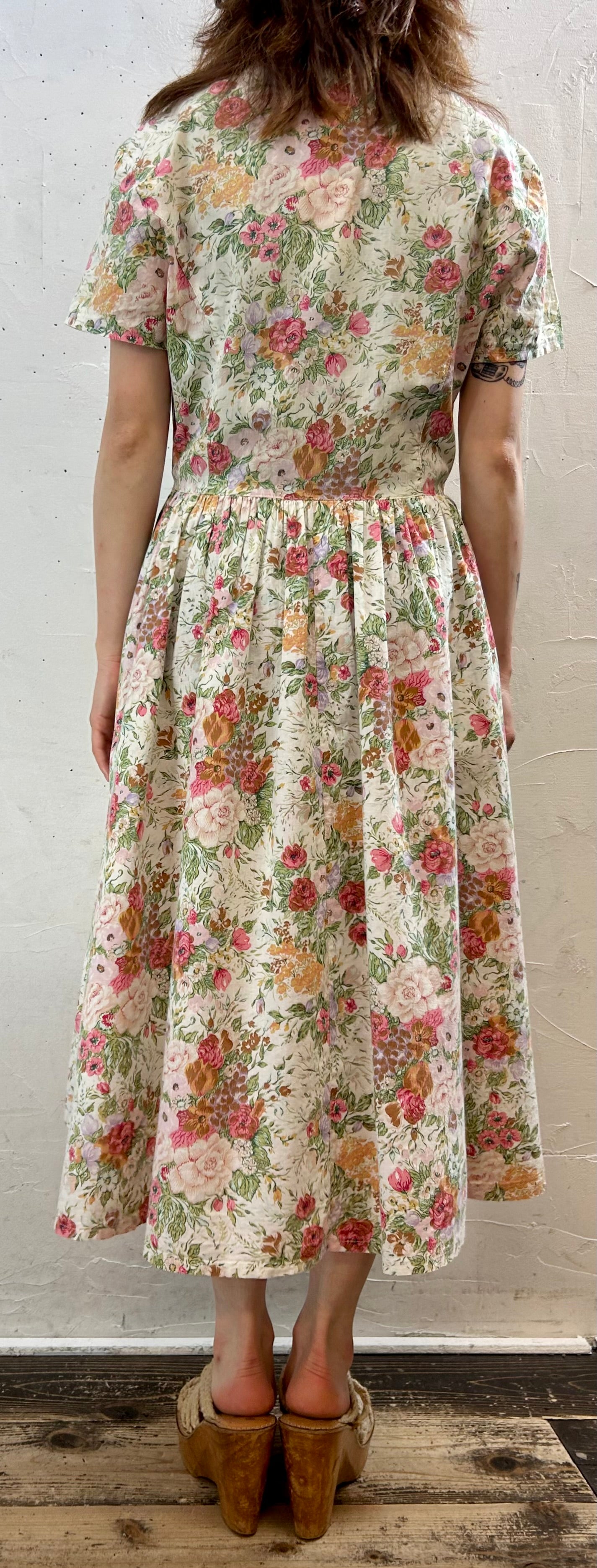 Vintage Flower Dress [F27576]