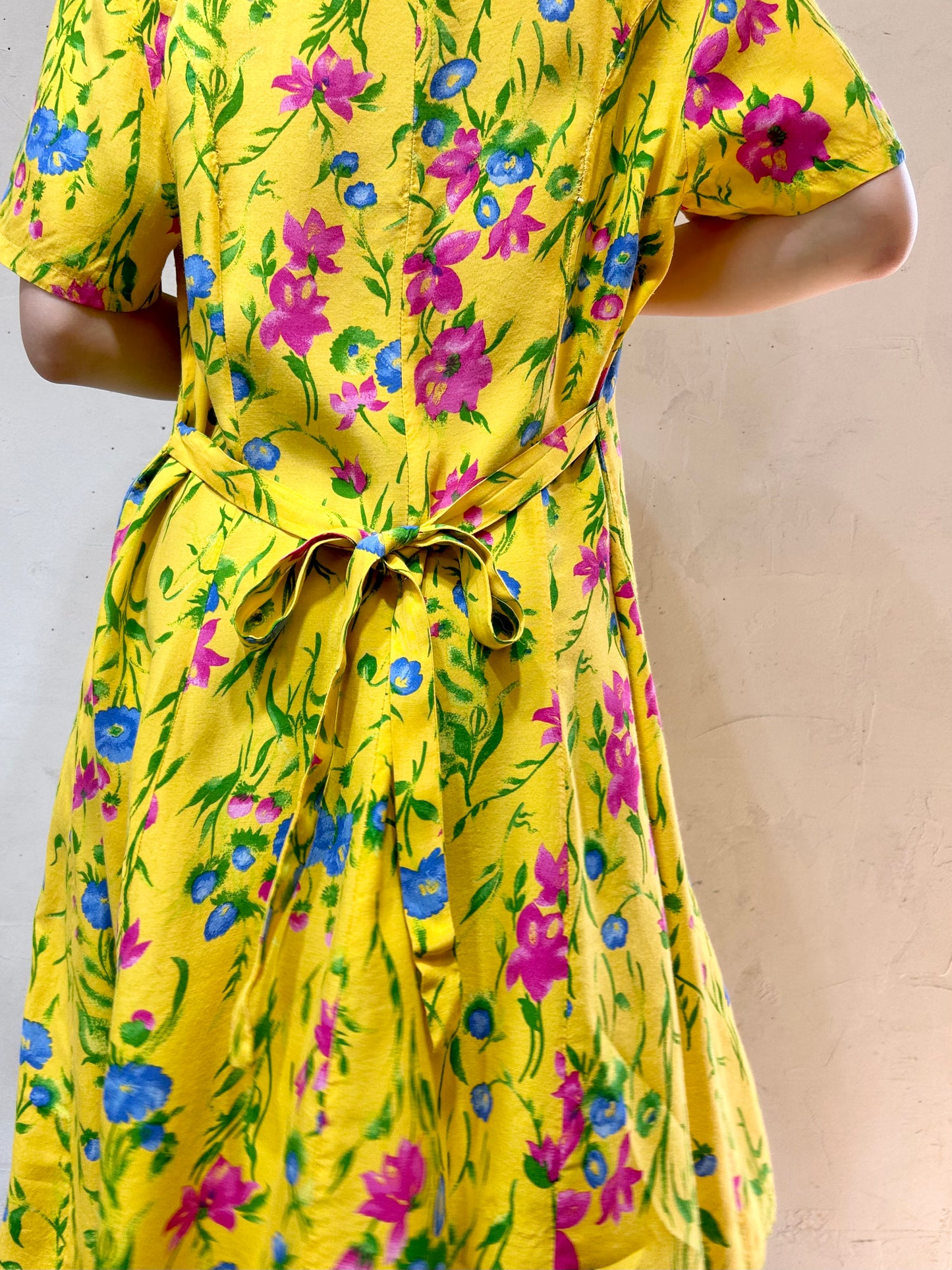 Vintage Flower Dress [E27139]