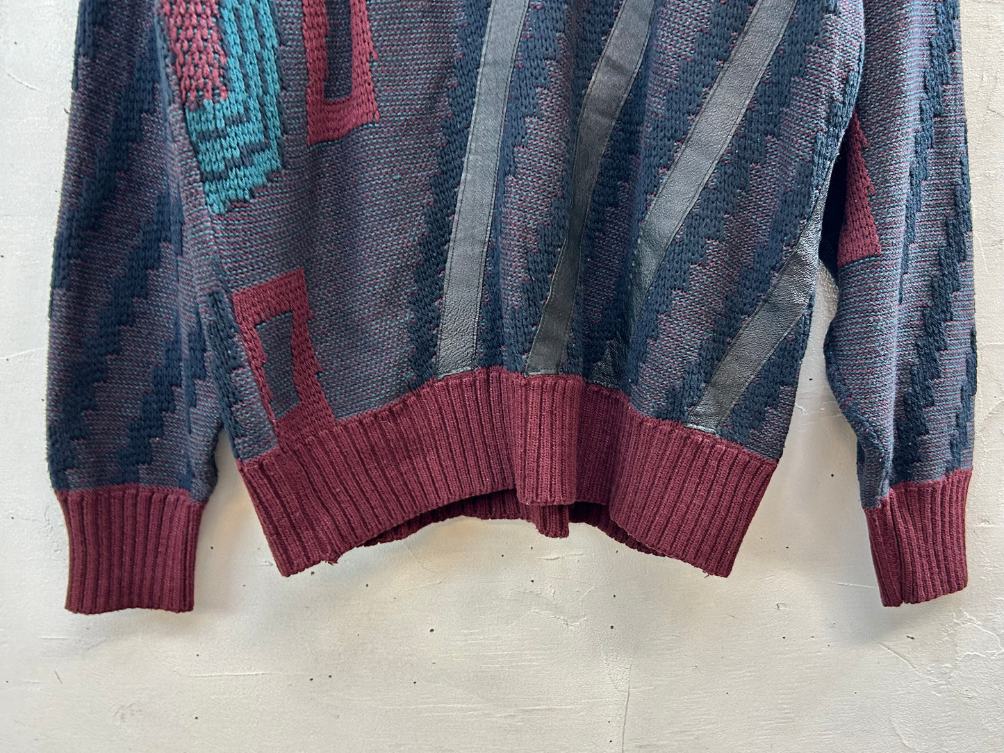 Vintage Grandpa Knit Sweater [J28665]