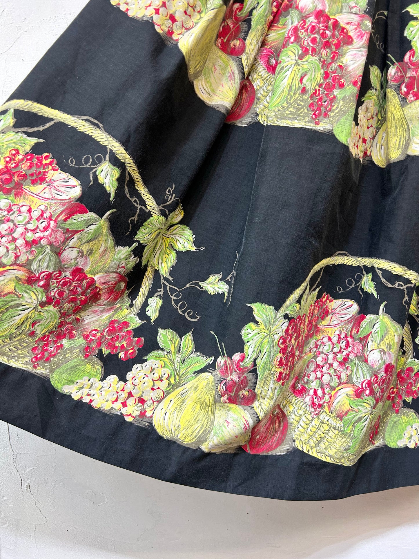 ’50s Vintage End Pattern Skirt [K25581]