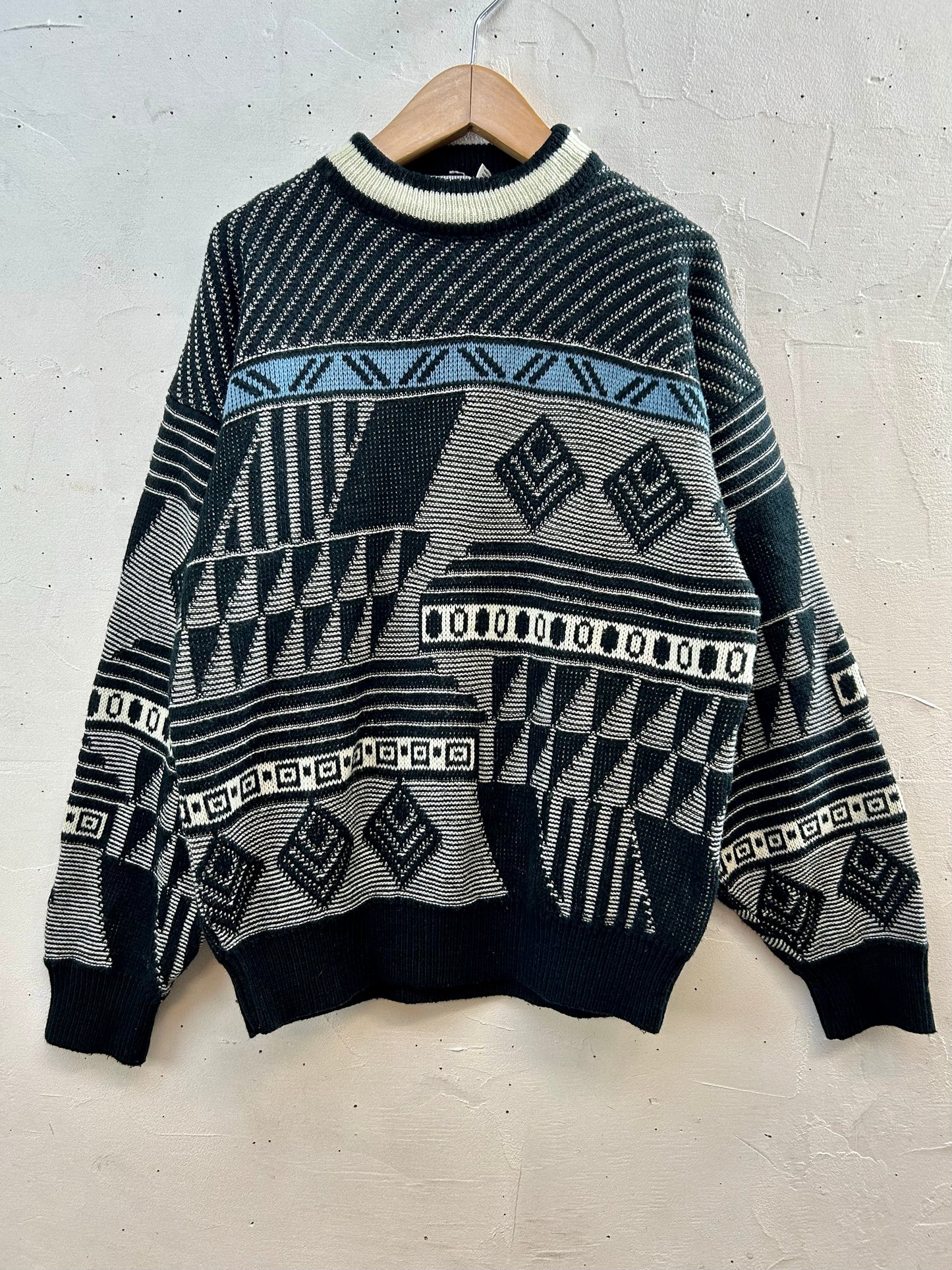 Vintage Grandpa Knit Sweater [J28664]