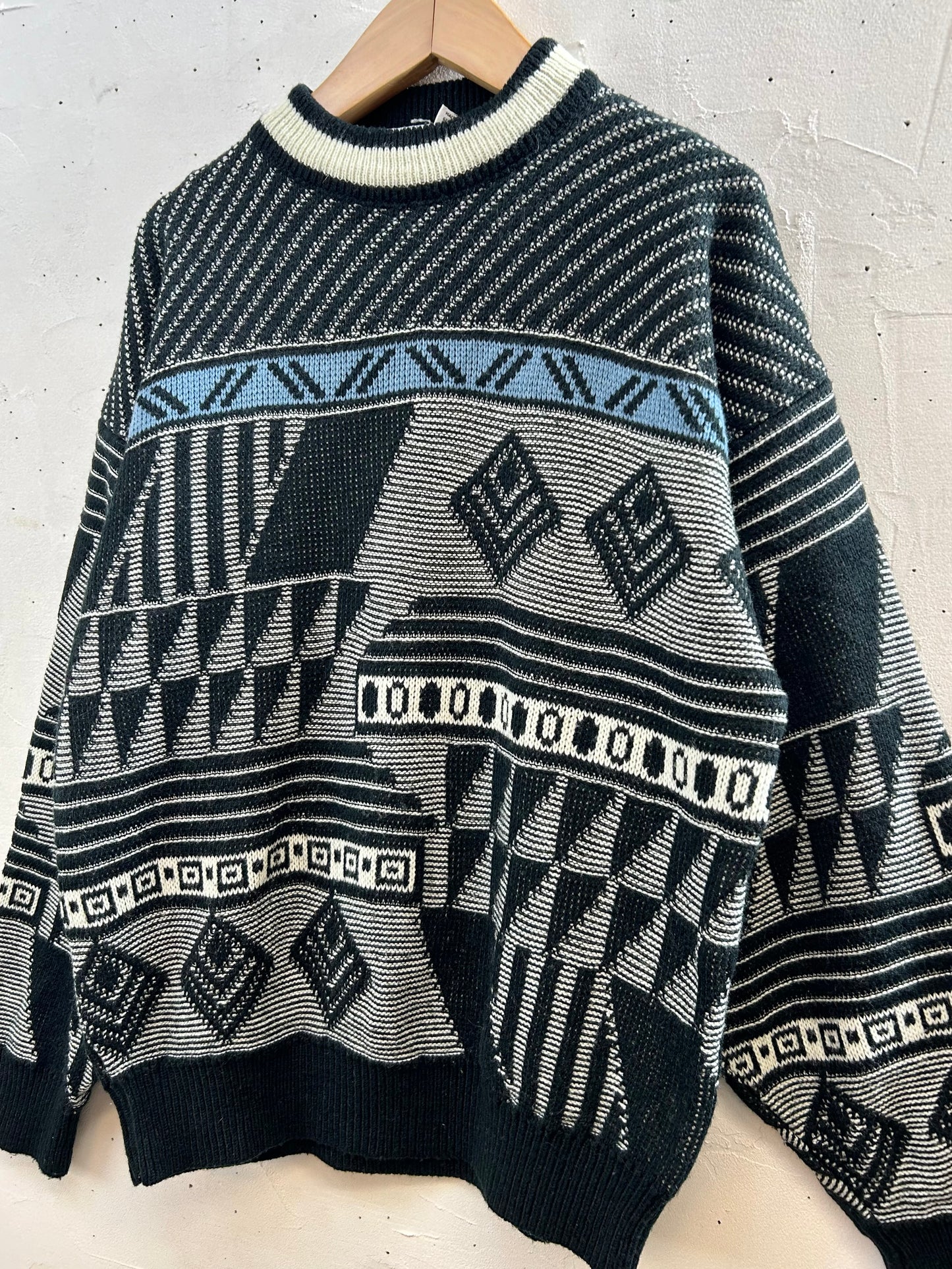 Vintage Grandpa Knit Sweater [J28664]