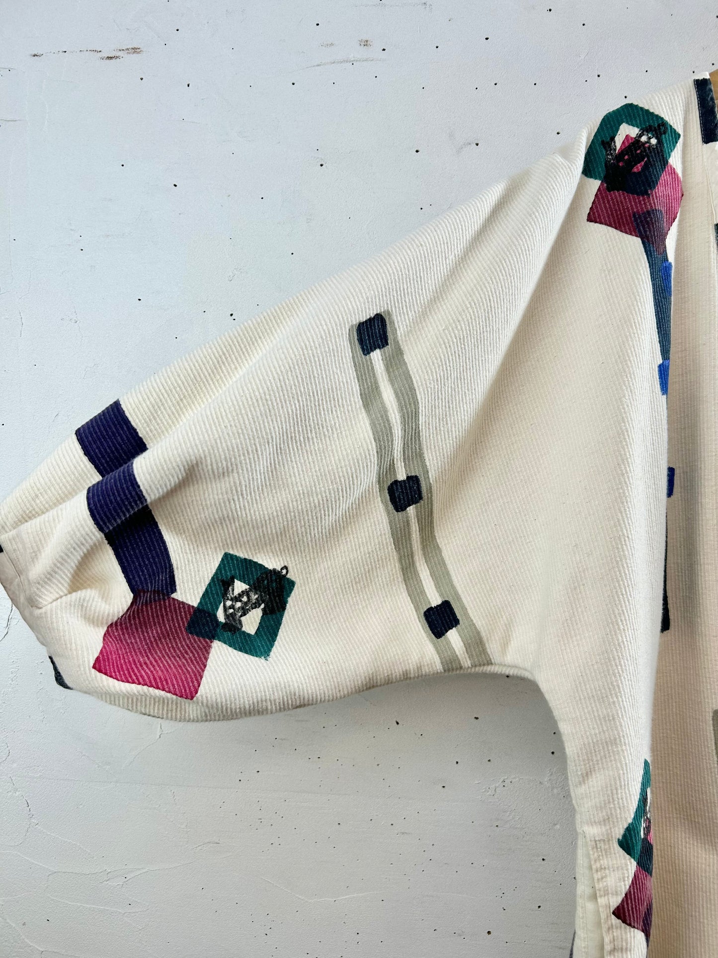 Vintage Handpainted Jacket 〜Play Alegre〜 [E30199]