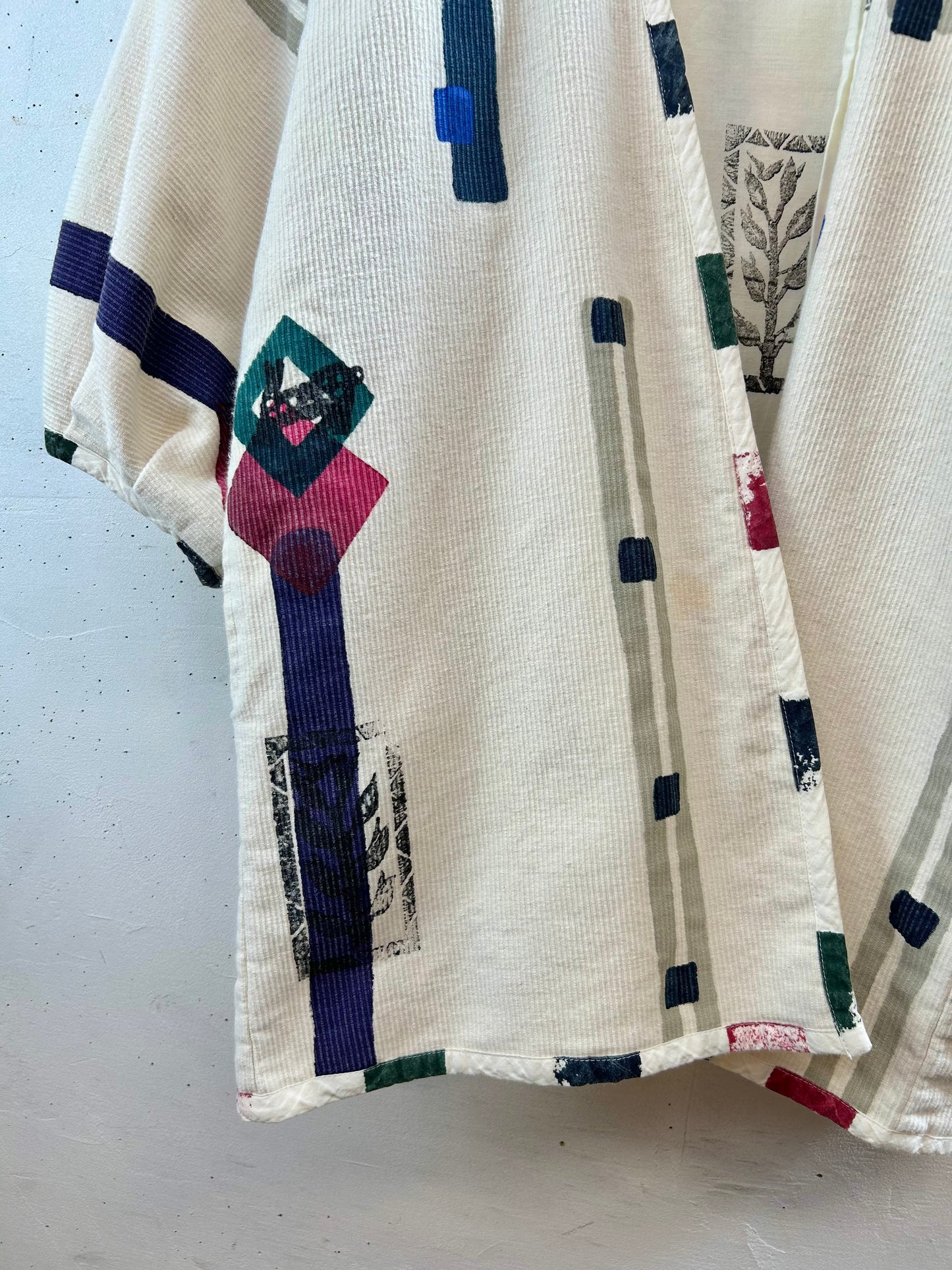 Vintage Handpainted Jacket 〜Play Alegre〜 [E30199]