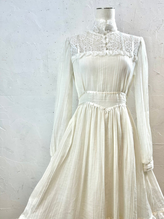 ’70s Vintage Dress〜GUNNE SAX 〜[A29339］