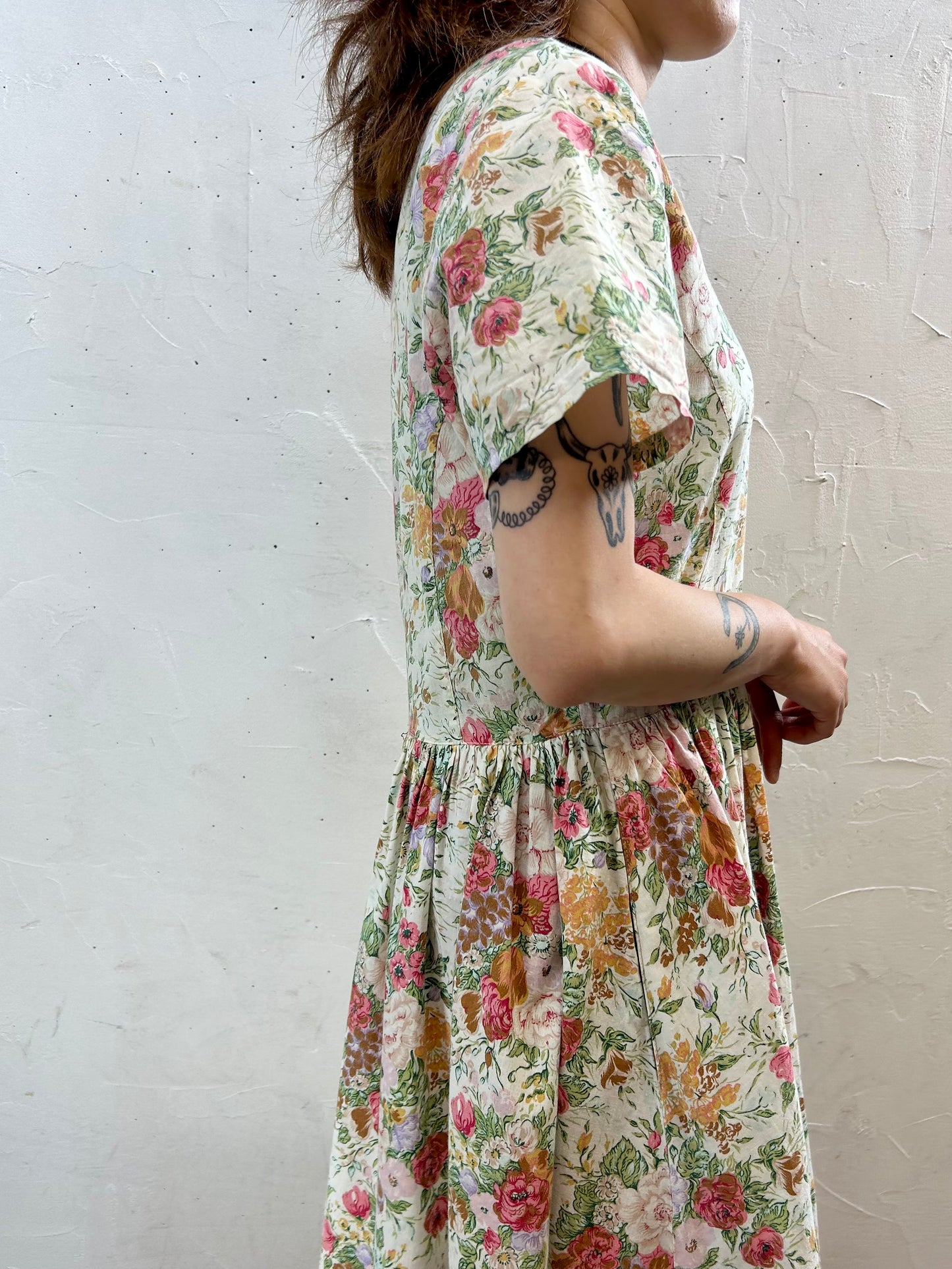 Vintage Flower Dress [F27576]