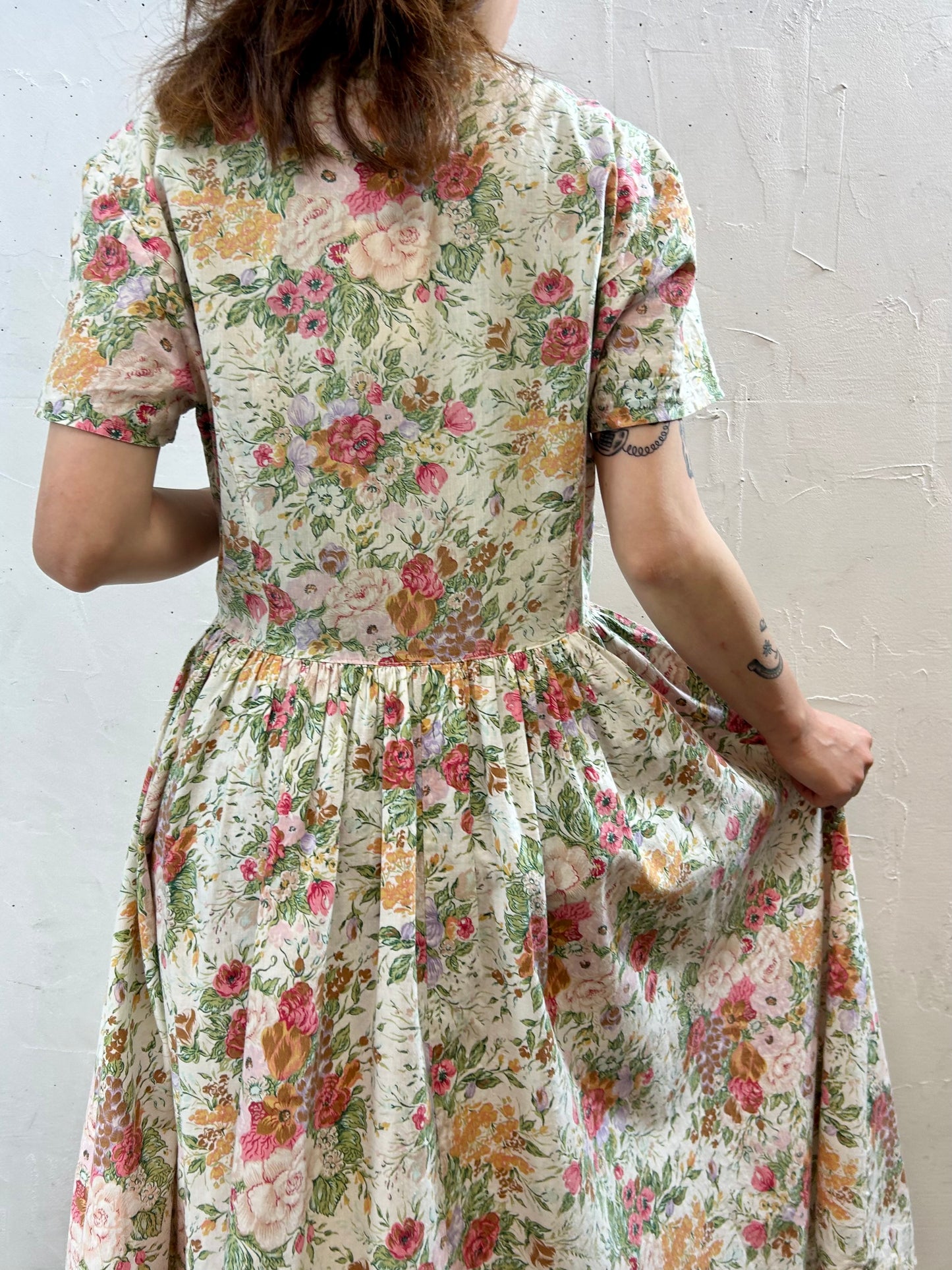 Vintage Flower Dress [F27576]