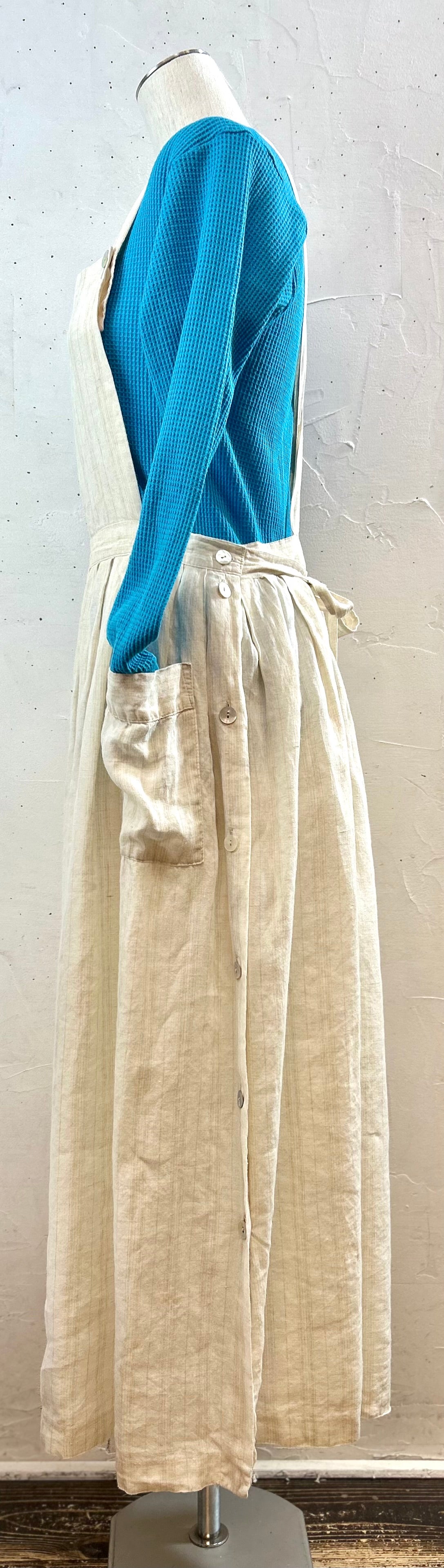 Vintage Apron Dress 〜Laura Ashley〜 Made In Great Britain [D29986]