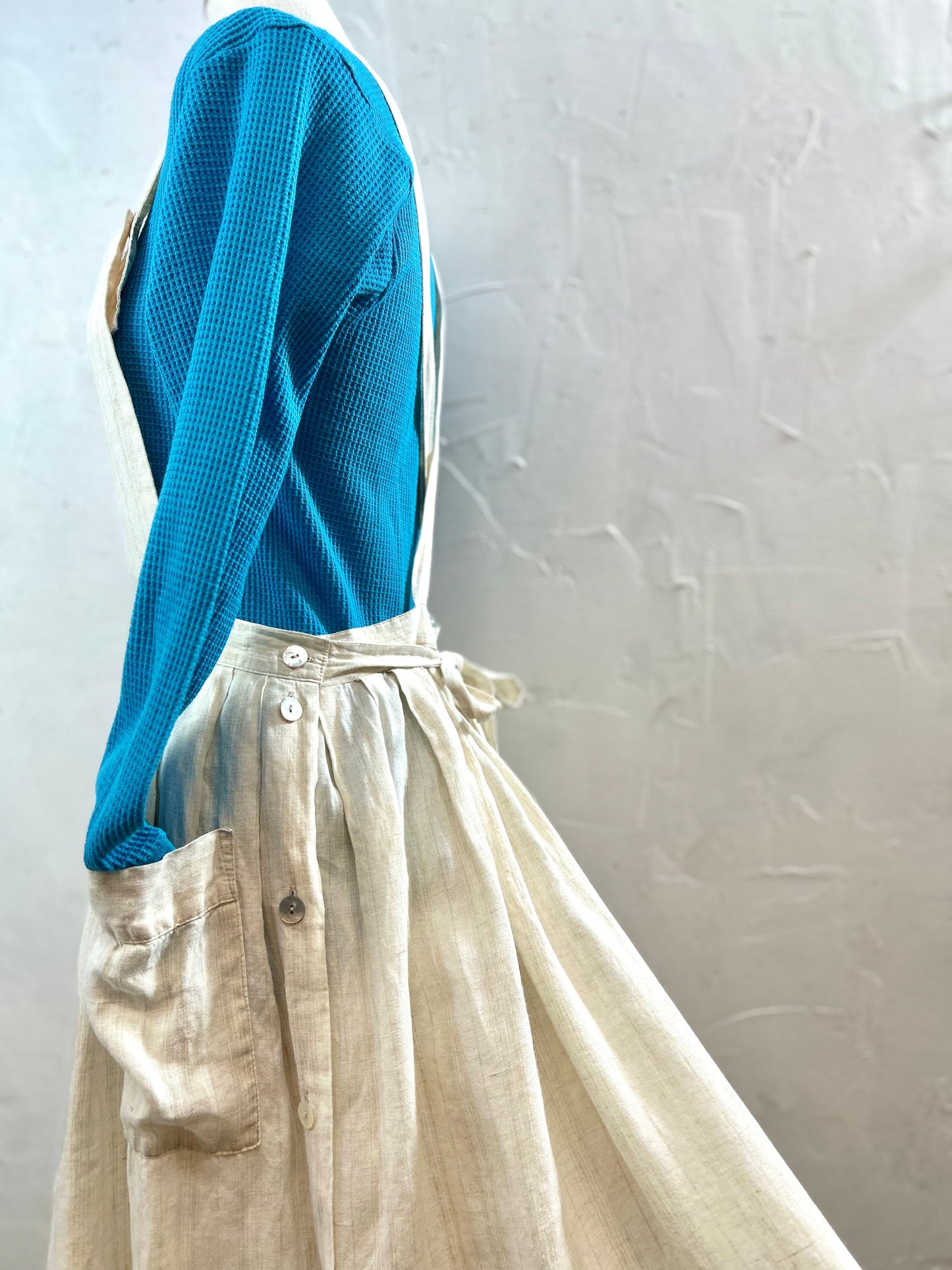 Vintage Apron Dress 〜Laura Ashley〜 Made In Great Britain [D29986]