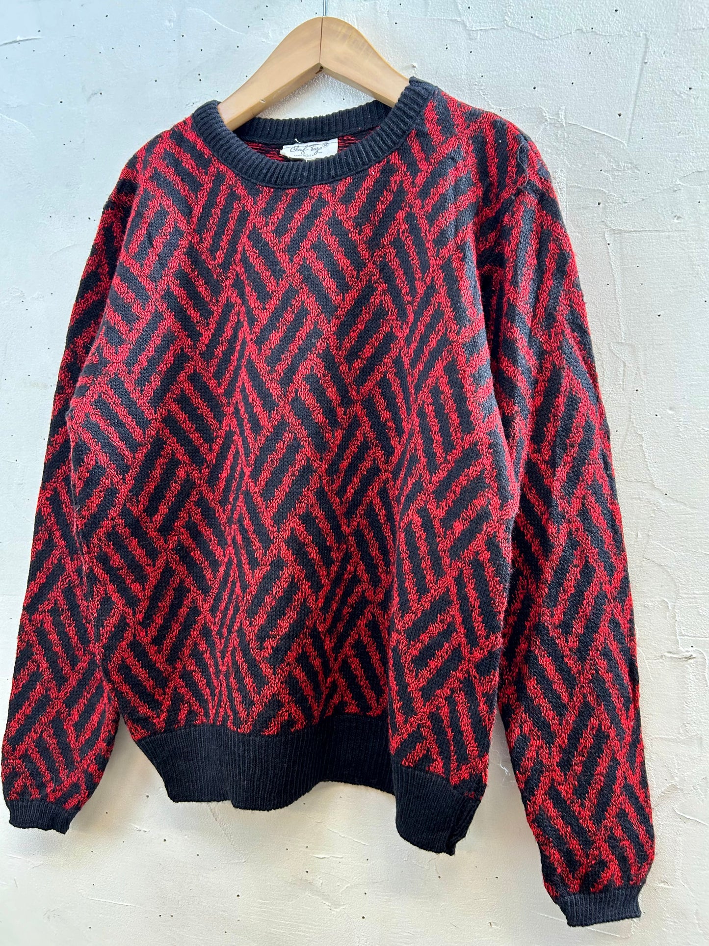 Vintage Grandpa Knit Sweater UNION MADE [J28662]