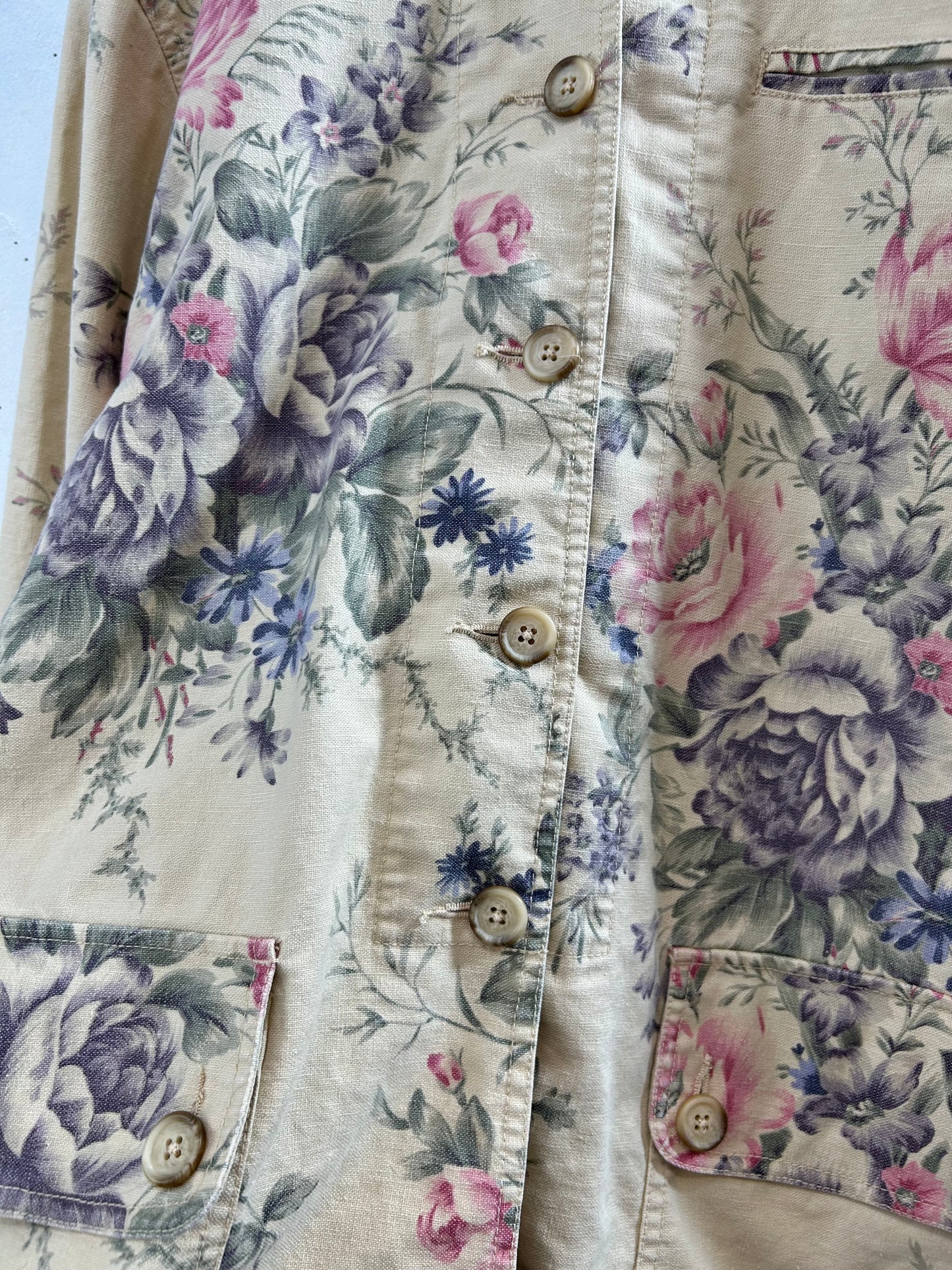 Vintage Cotton Linen Jacket [K28880]