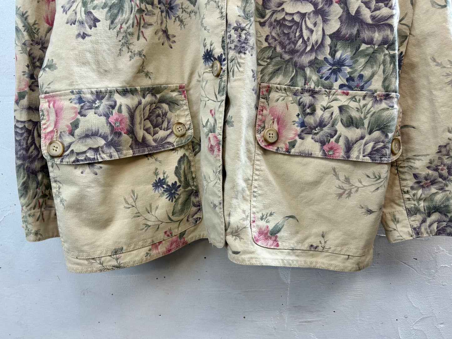 Vintage Cotton Linen Jacket [K28880]