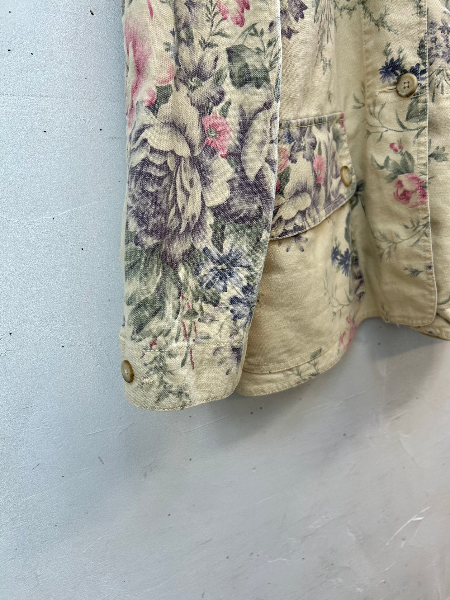 Vintage Cotton Linen Jacket [K28880]