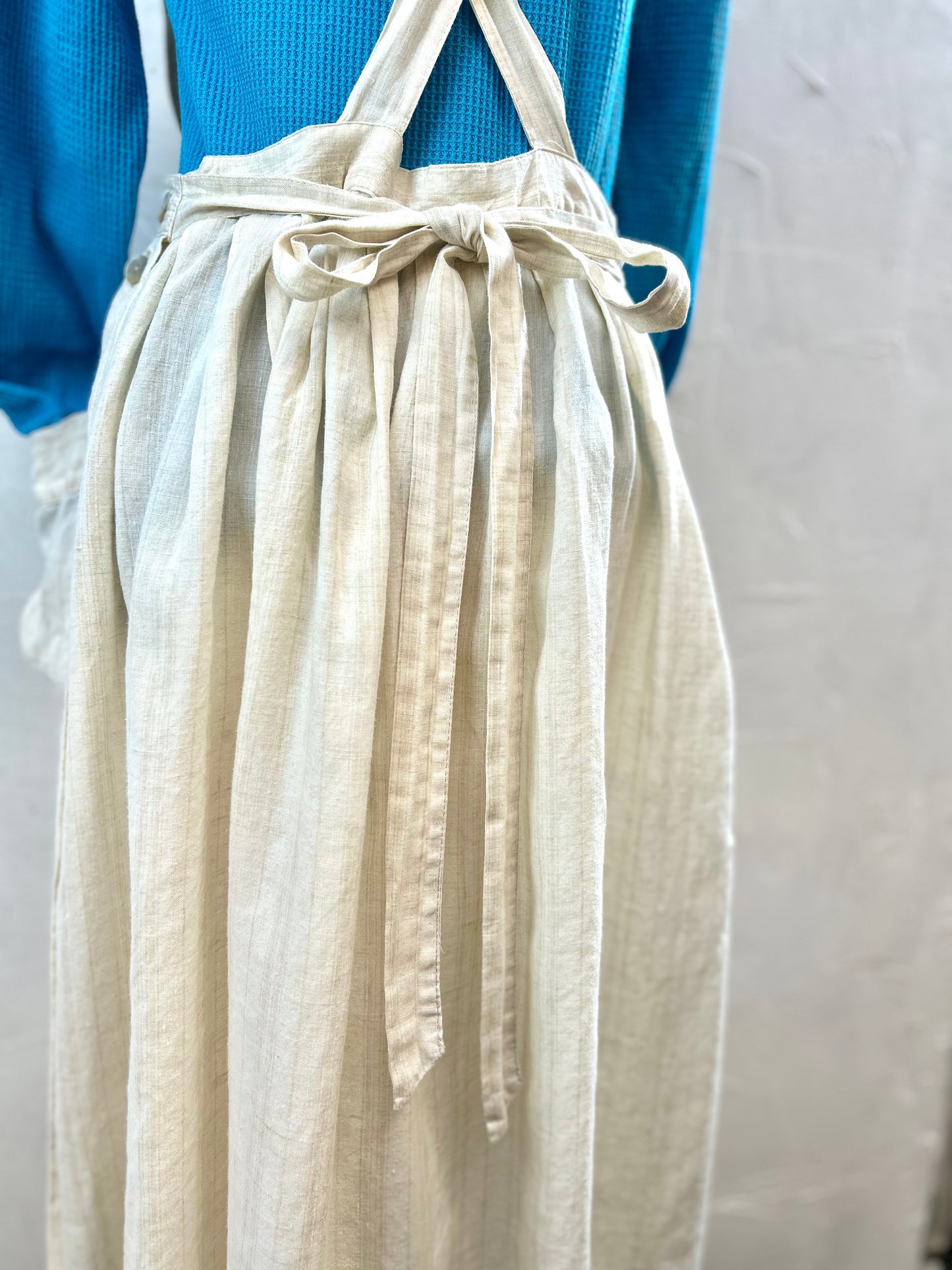 Vintage Apron Dress 〜Laura Ashley〜 Made In Great Britain [D29986]