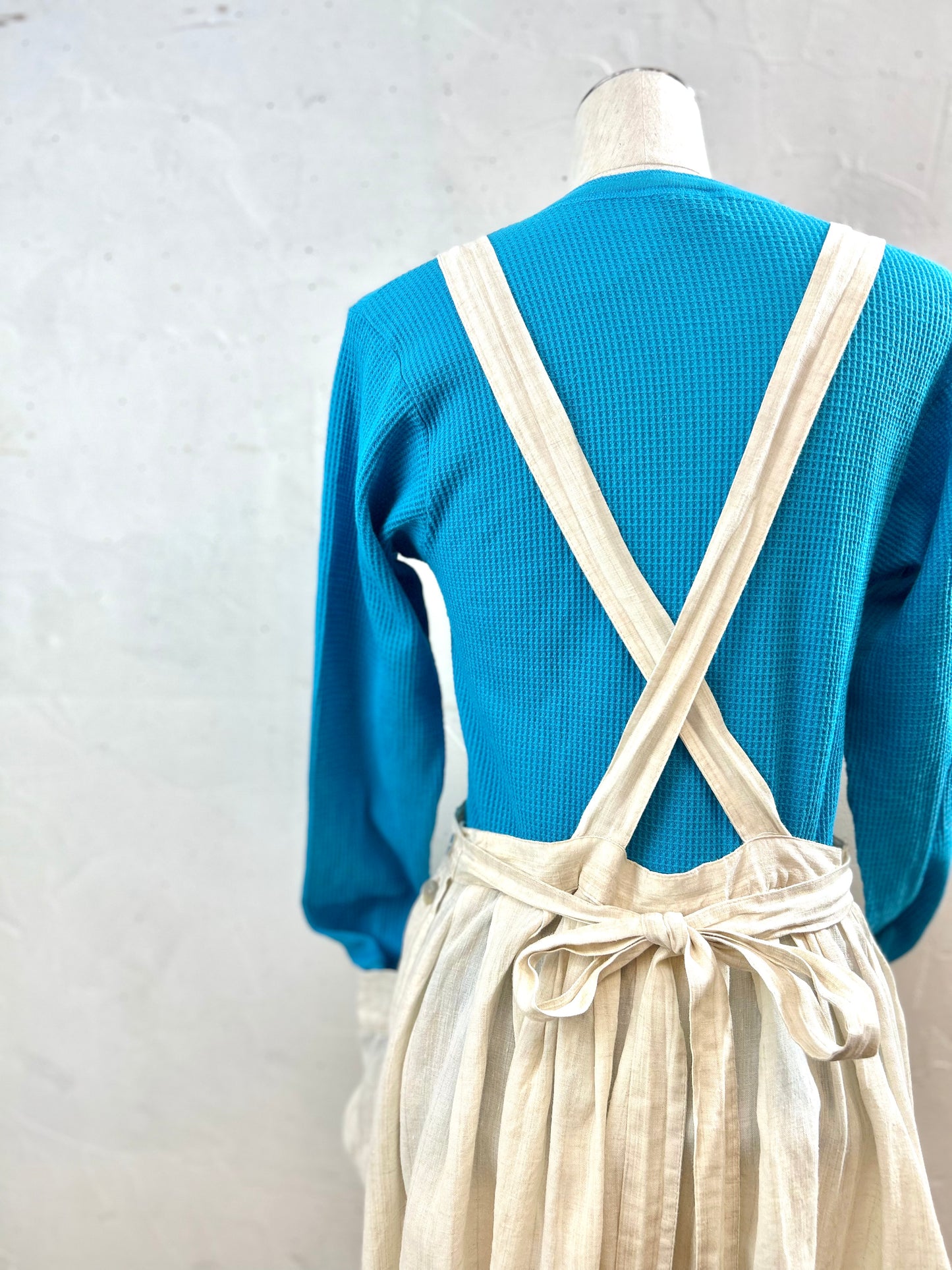 Vintage Apron Dress 〜Laura Ashley〜 Made In Great Britain [D29986]
