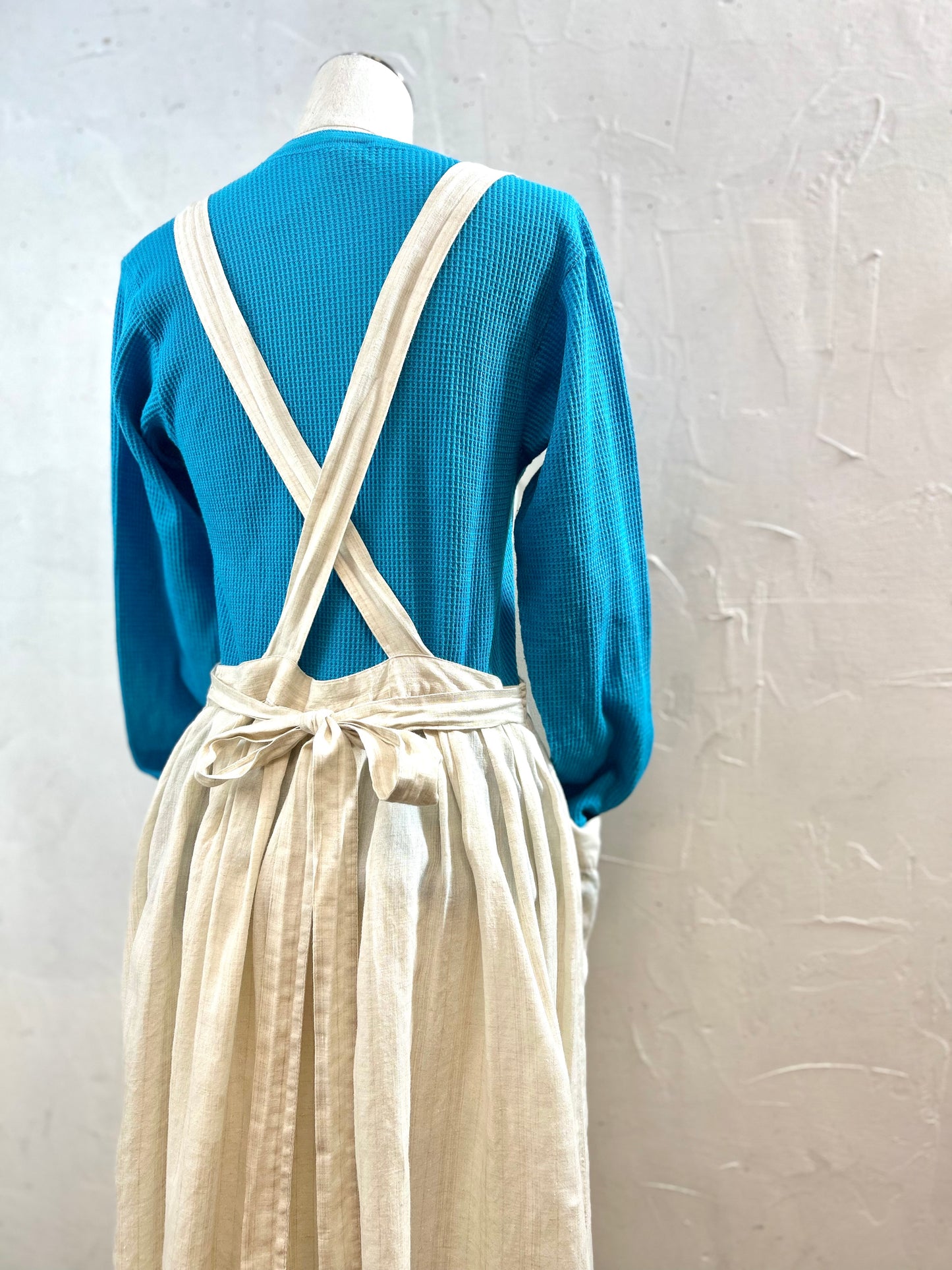 Vintage Apron Dress 〜Laura Ashley〜 Made In Great Britain [D29986]