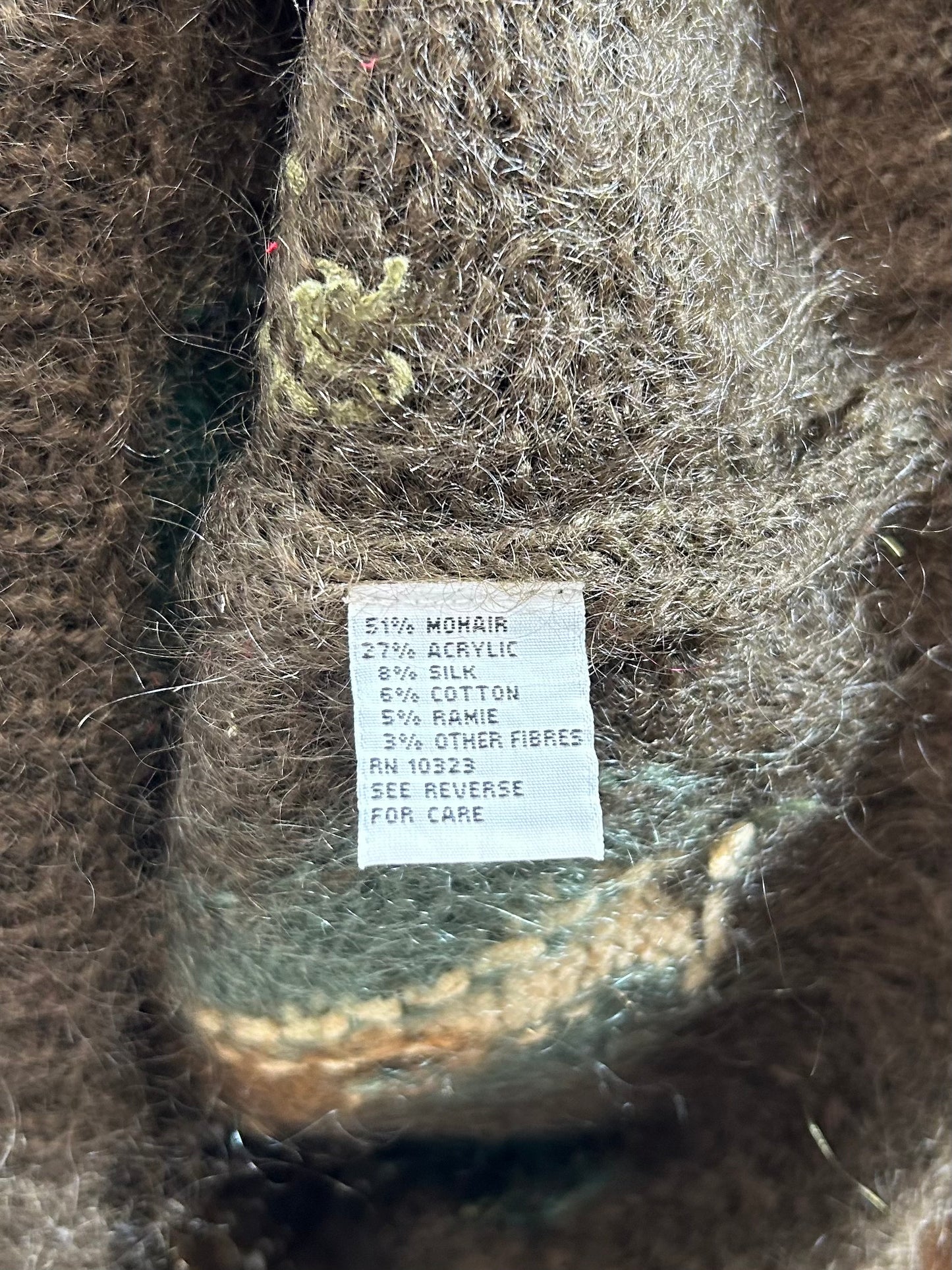 Vintage Mohair Knit Sweater [K28879]