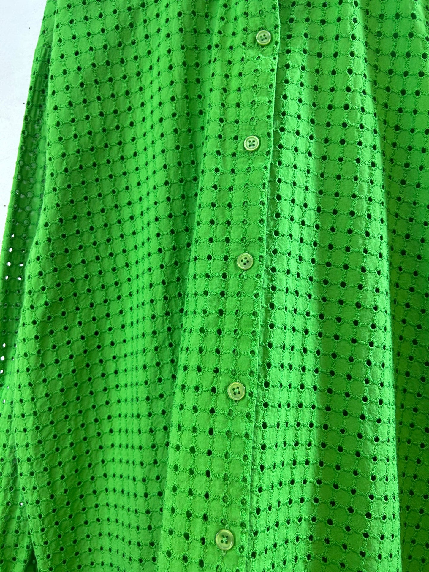 Vintage Eyelet Lace Shirt [E30194]