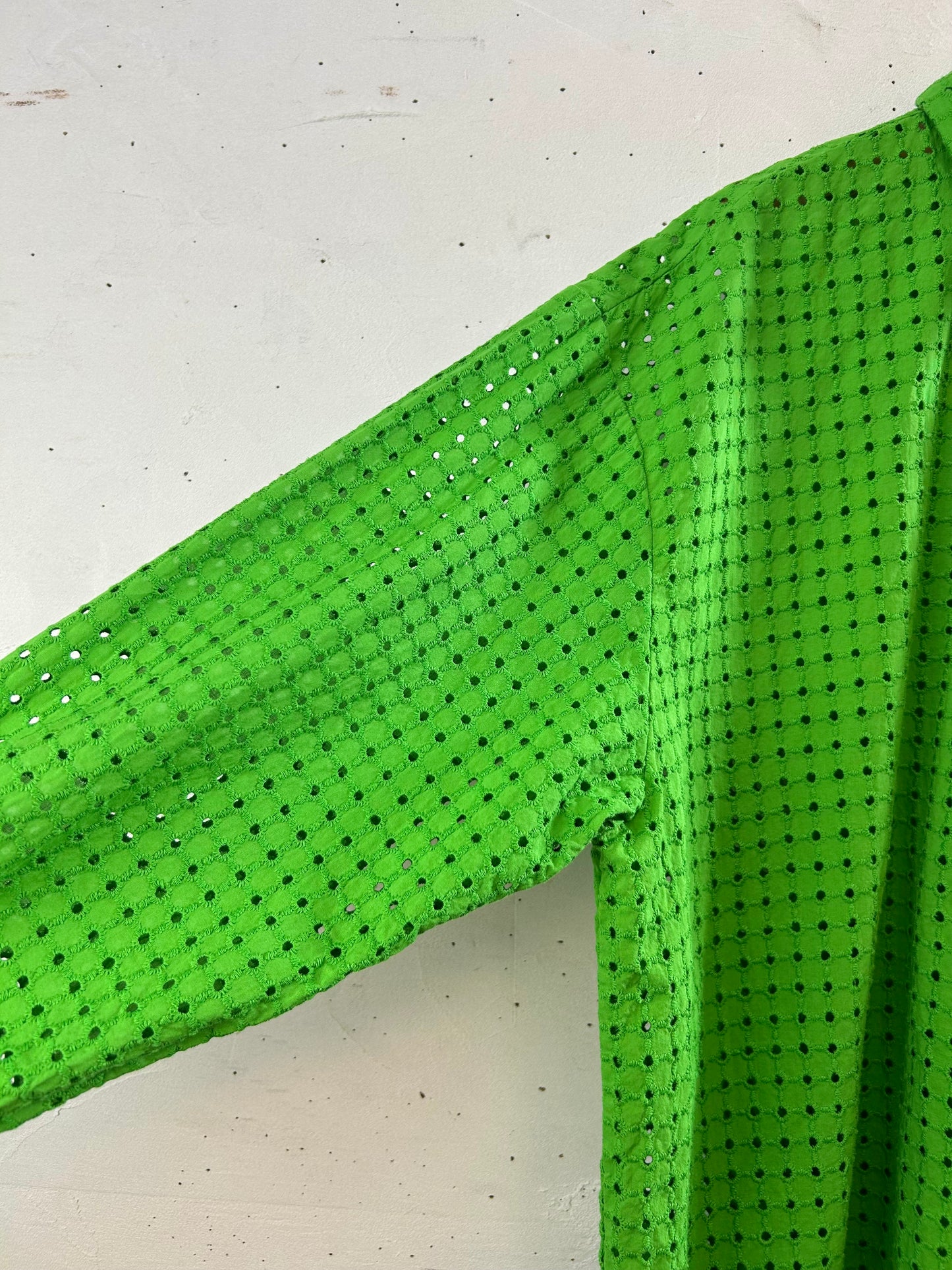 Vintage Eyelet Lace Shirt [E30194]