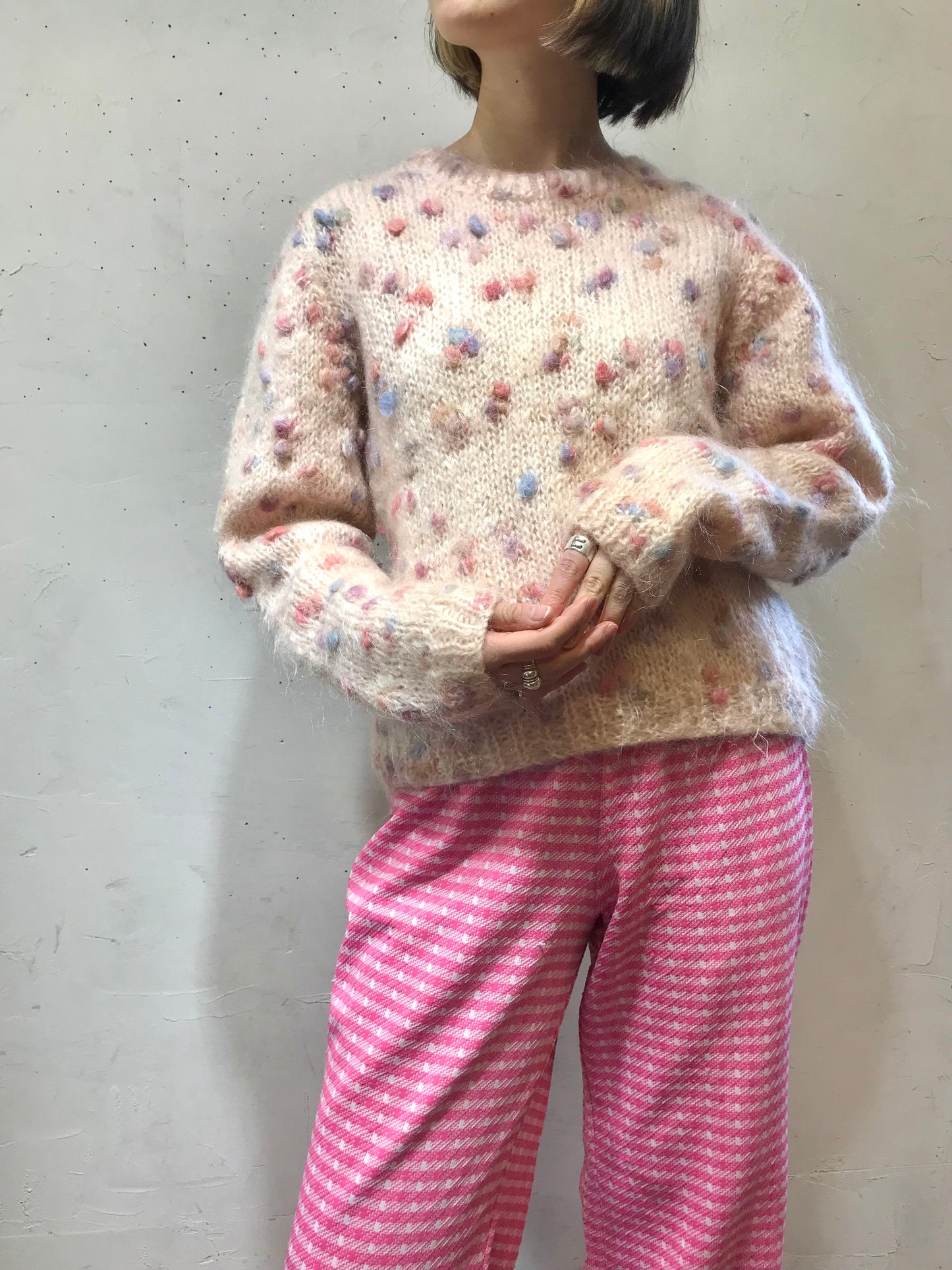 Vintage Knit Sweater [A25986]