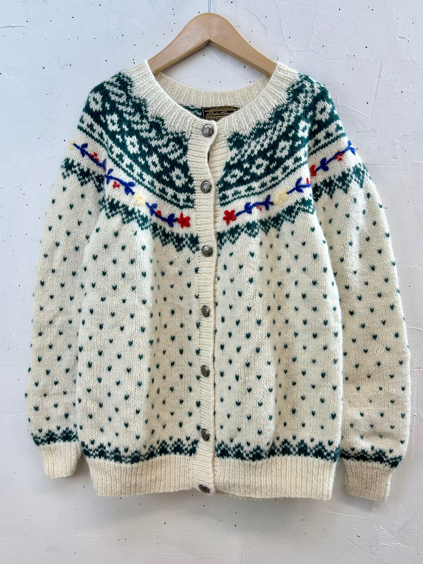 Vintage Wool Knit Cardigan 〜Eddie Bauer〜 [K28882]
