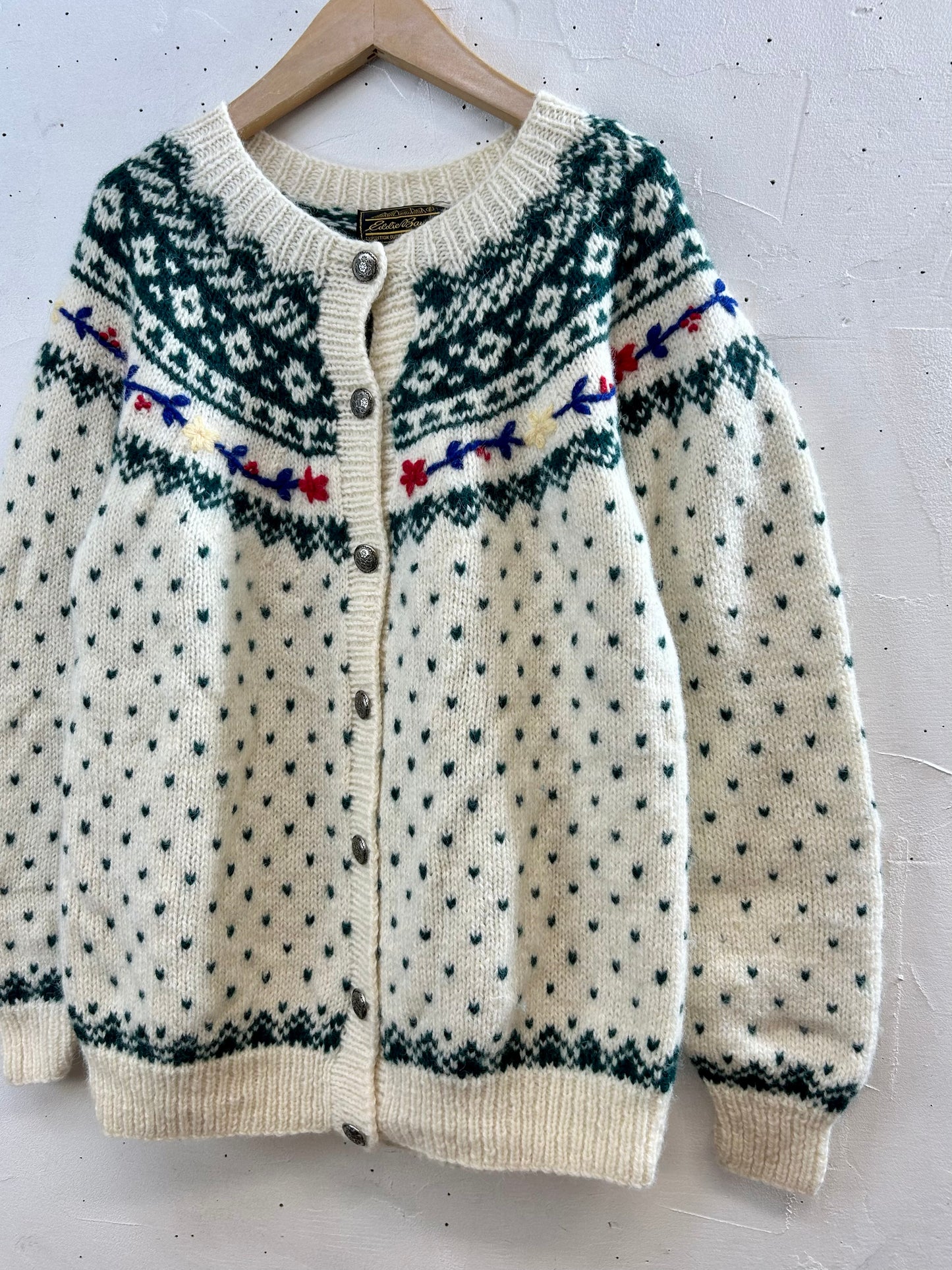 Vintage Wool Knit Cardigan 〜Eddie Bauer〜 [K28882]