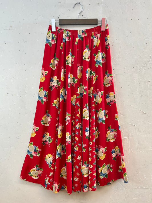 Vintage Rayon Skirt 〜SUSAN BRISTOL〜 [E30195]