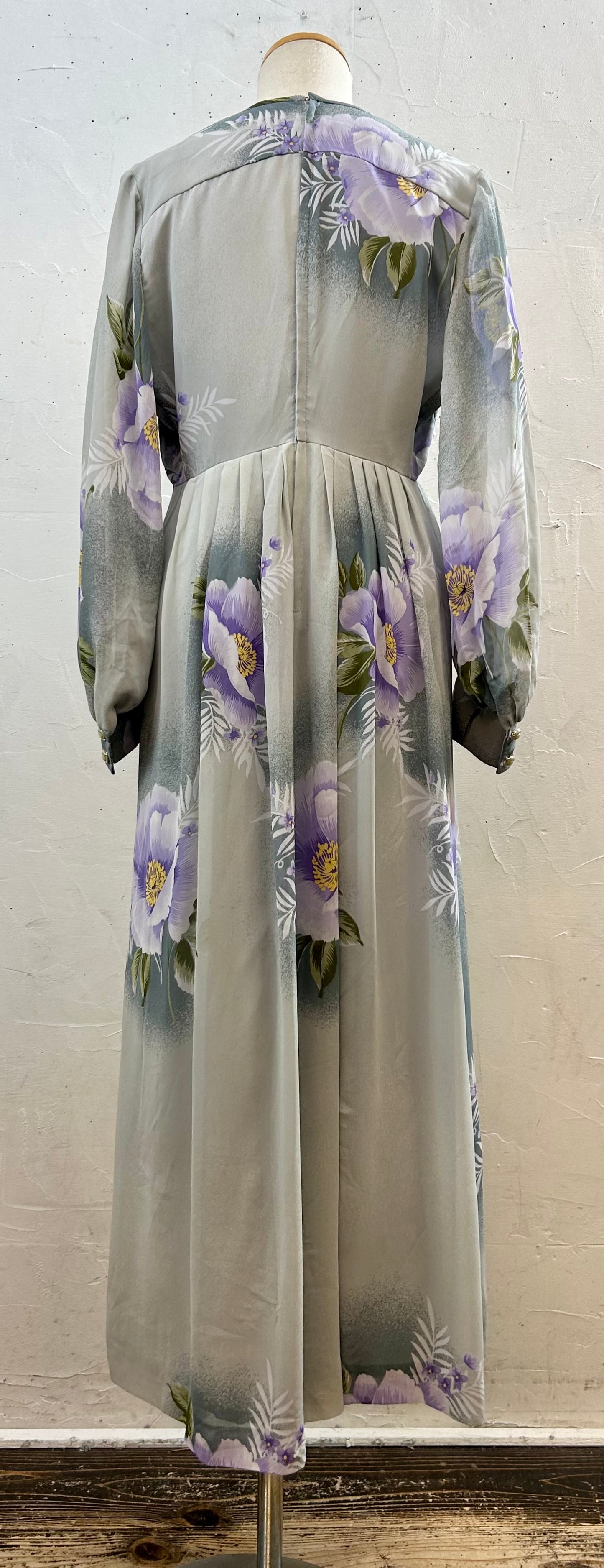 ’70s Vintage Sheer Dress [J28667]