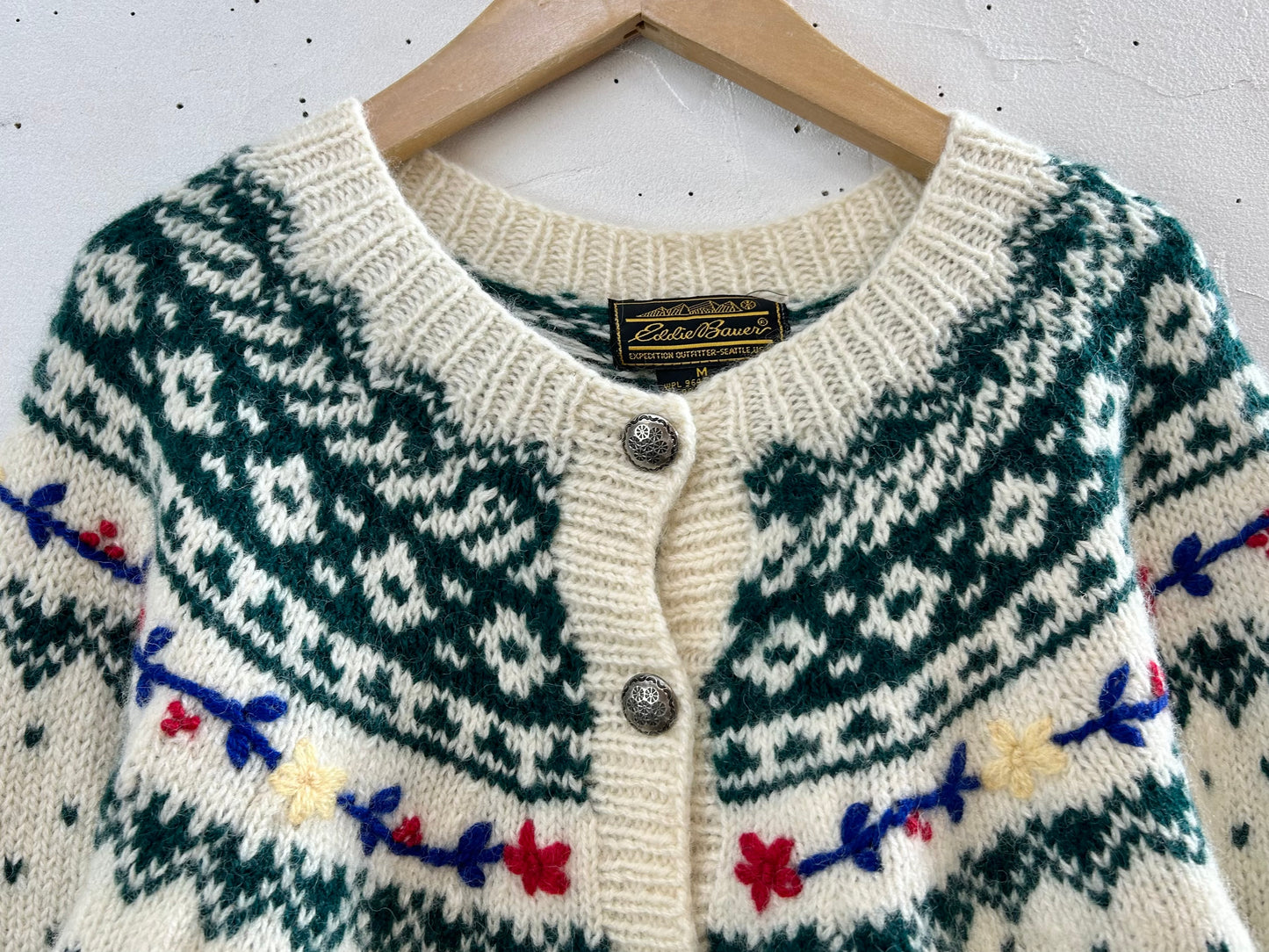 Vintage Wool Knit Cardigan 〜Eddie Bauer〜 [K28882]
