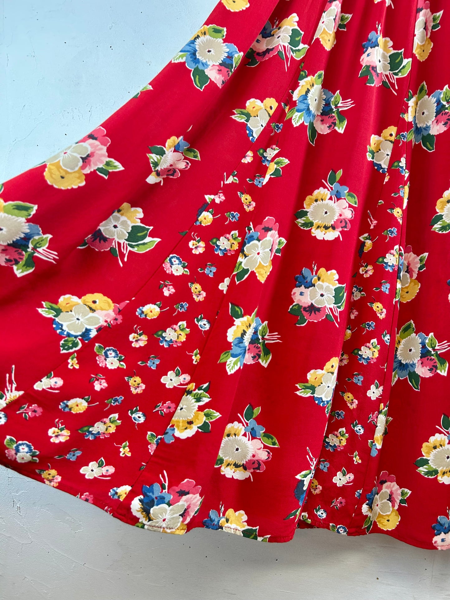 Vintage Rayon Skirt 〜SUSAN BRISTOL〜 [E30195]