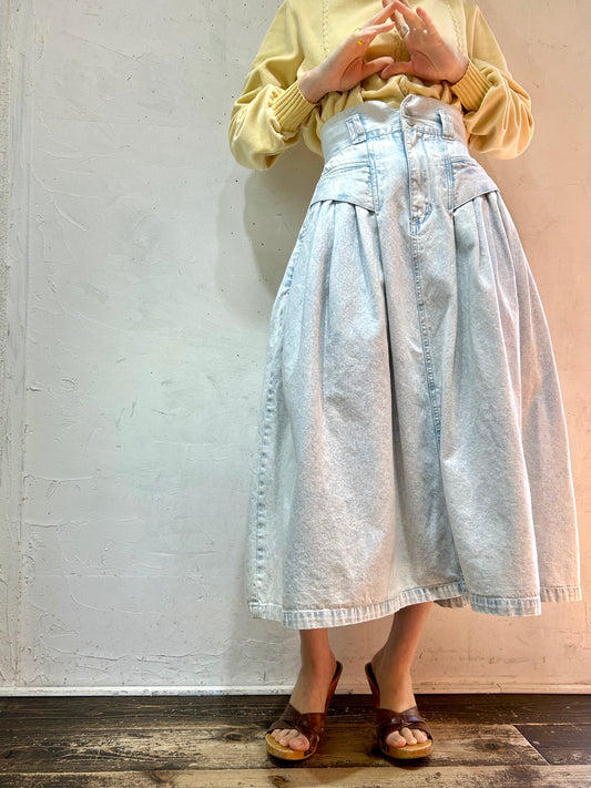 Vintage Denim Skirt [C26393]